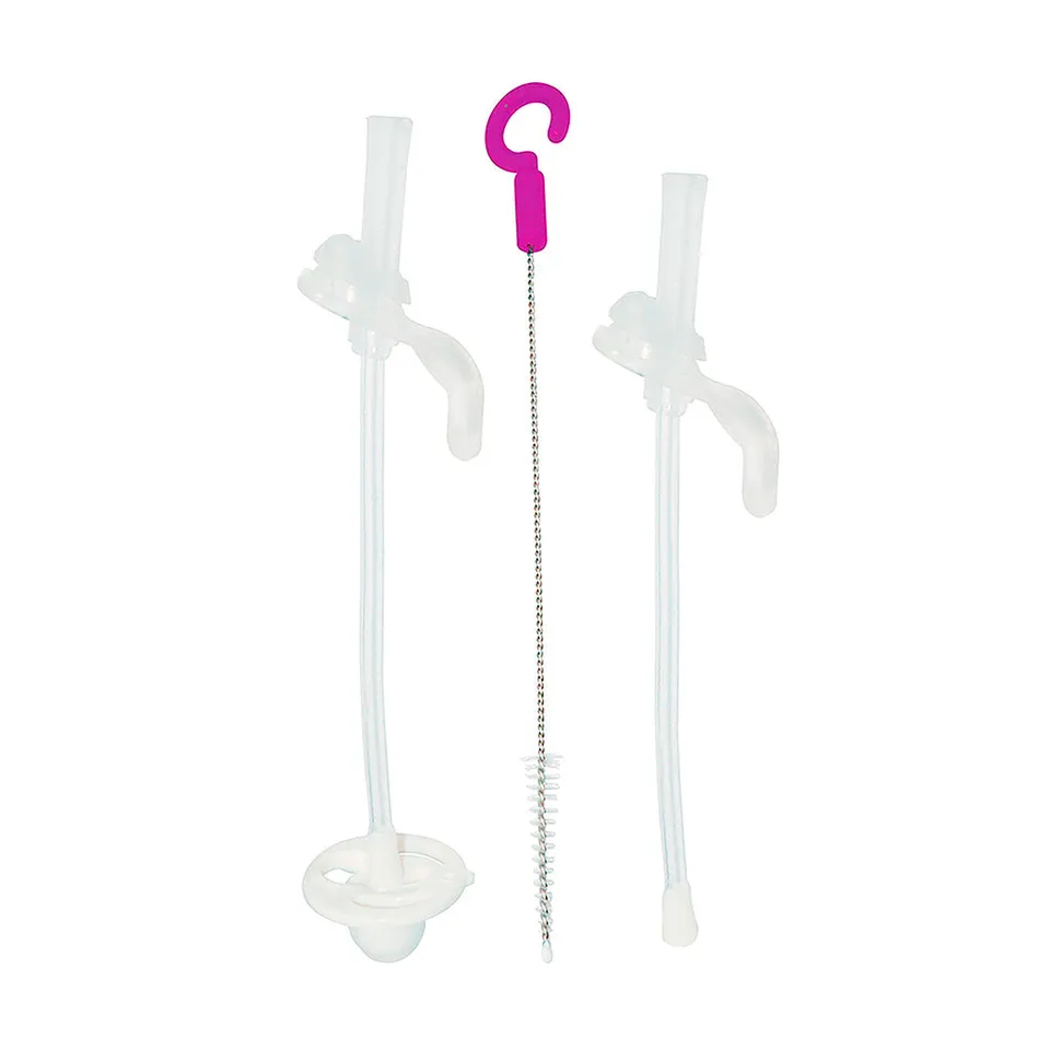 b-box-ersatz-strohhalm-set-sippy-cup-silikon-mit-reiniger image 1