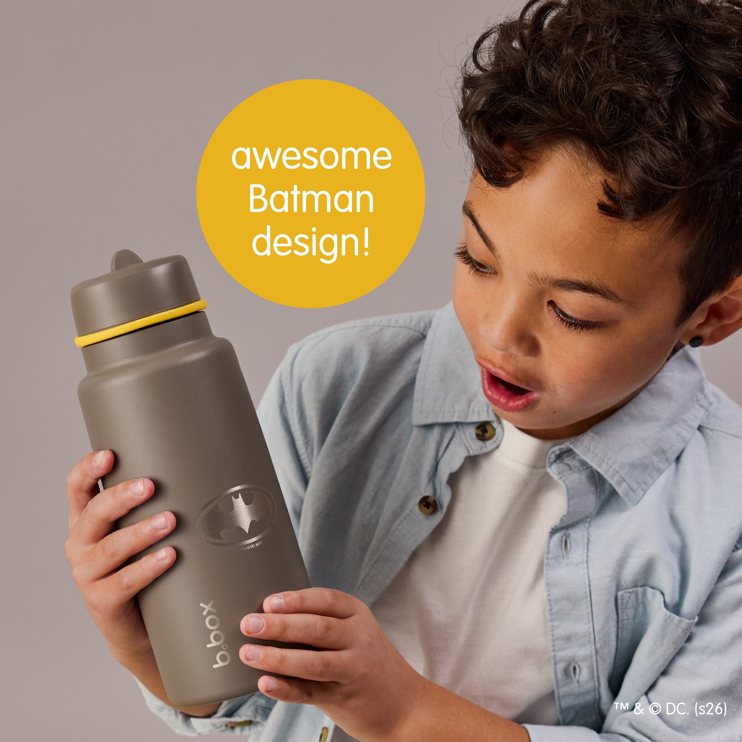 b-box-insulated-flip-top-trinkflasche-1l-batman-46h-kalt image 5