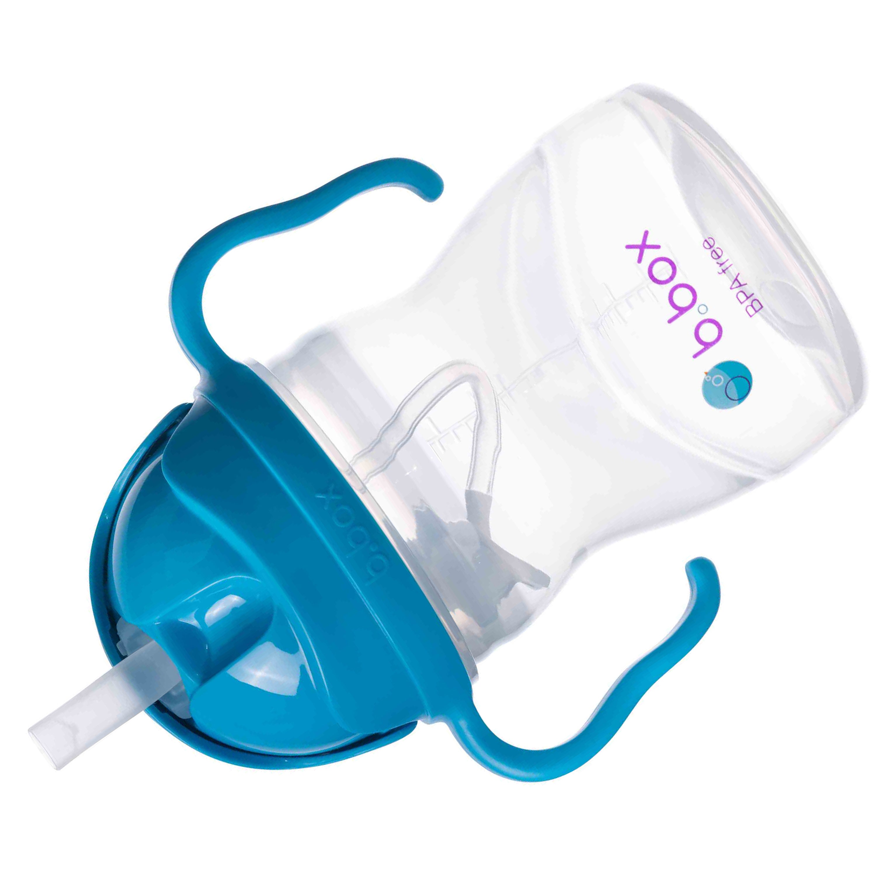 b-box-sippy-cup-trinkbecher-cobalt-blau-240-ml-strohhalm image 4