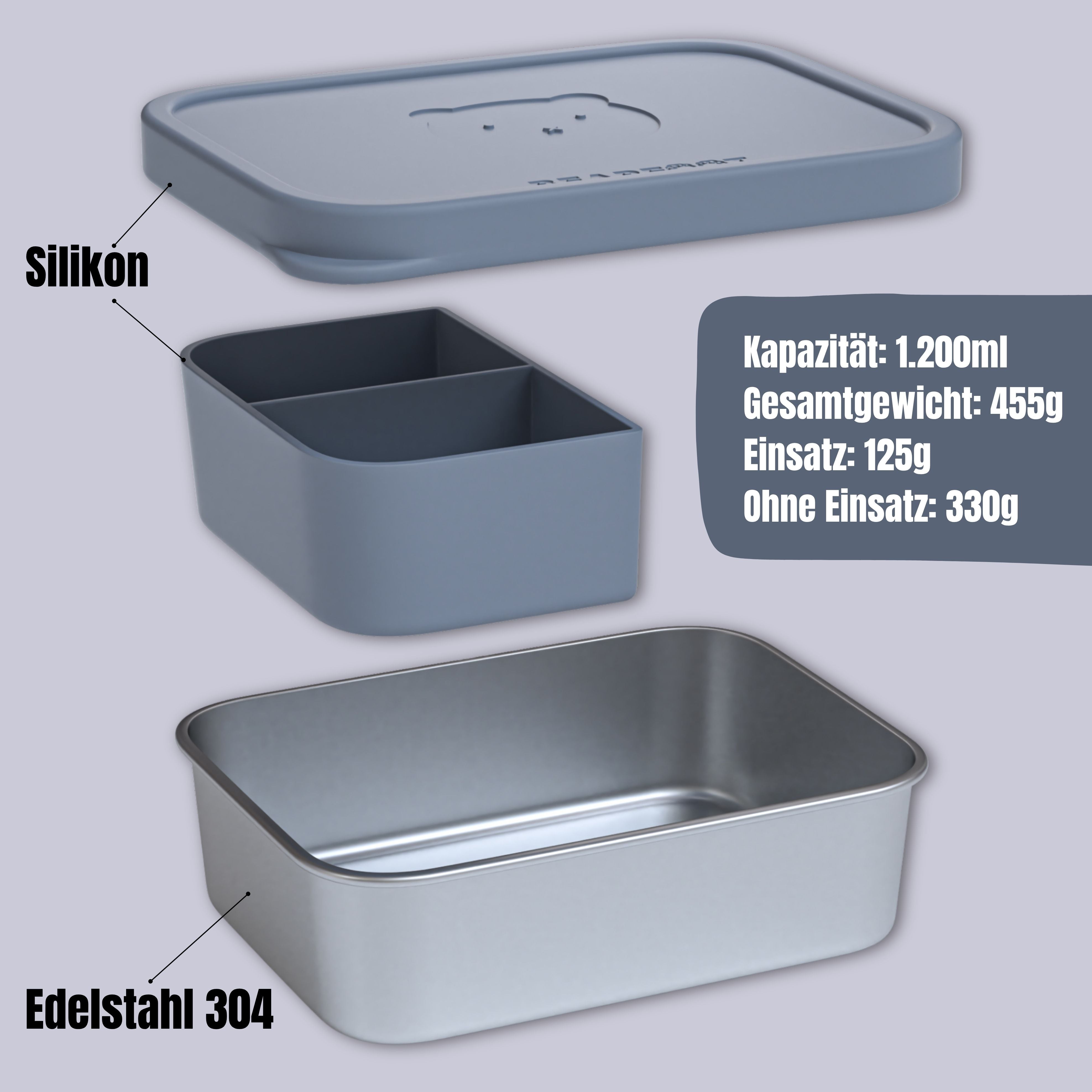 bearfoot-brotdosen-edelstahl-brotdose-700ml-blau-silikon image 6