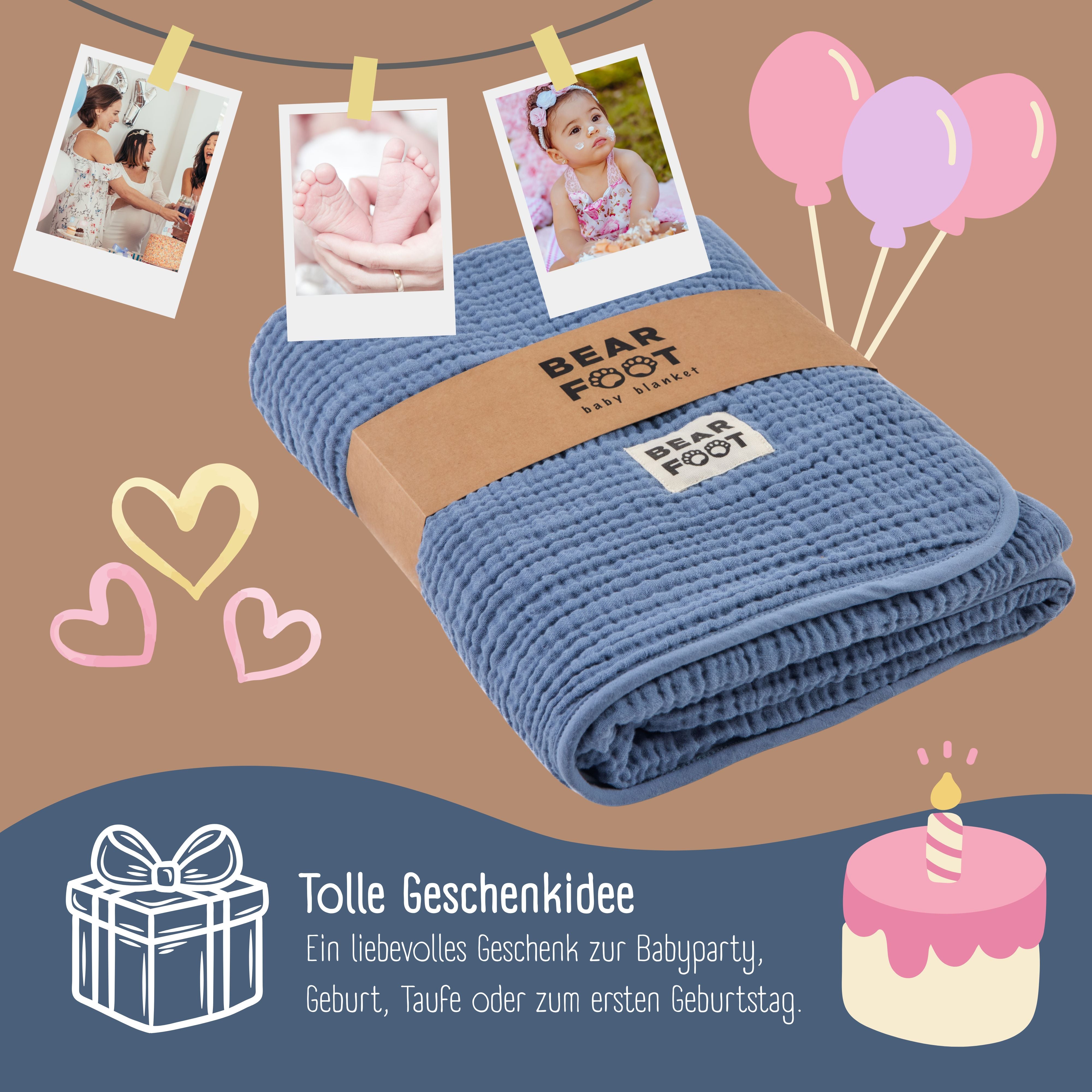 bearfoot-babydecken-musselin-fleecedecke-blau-weich image 5