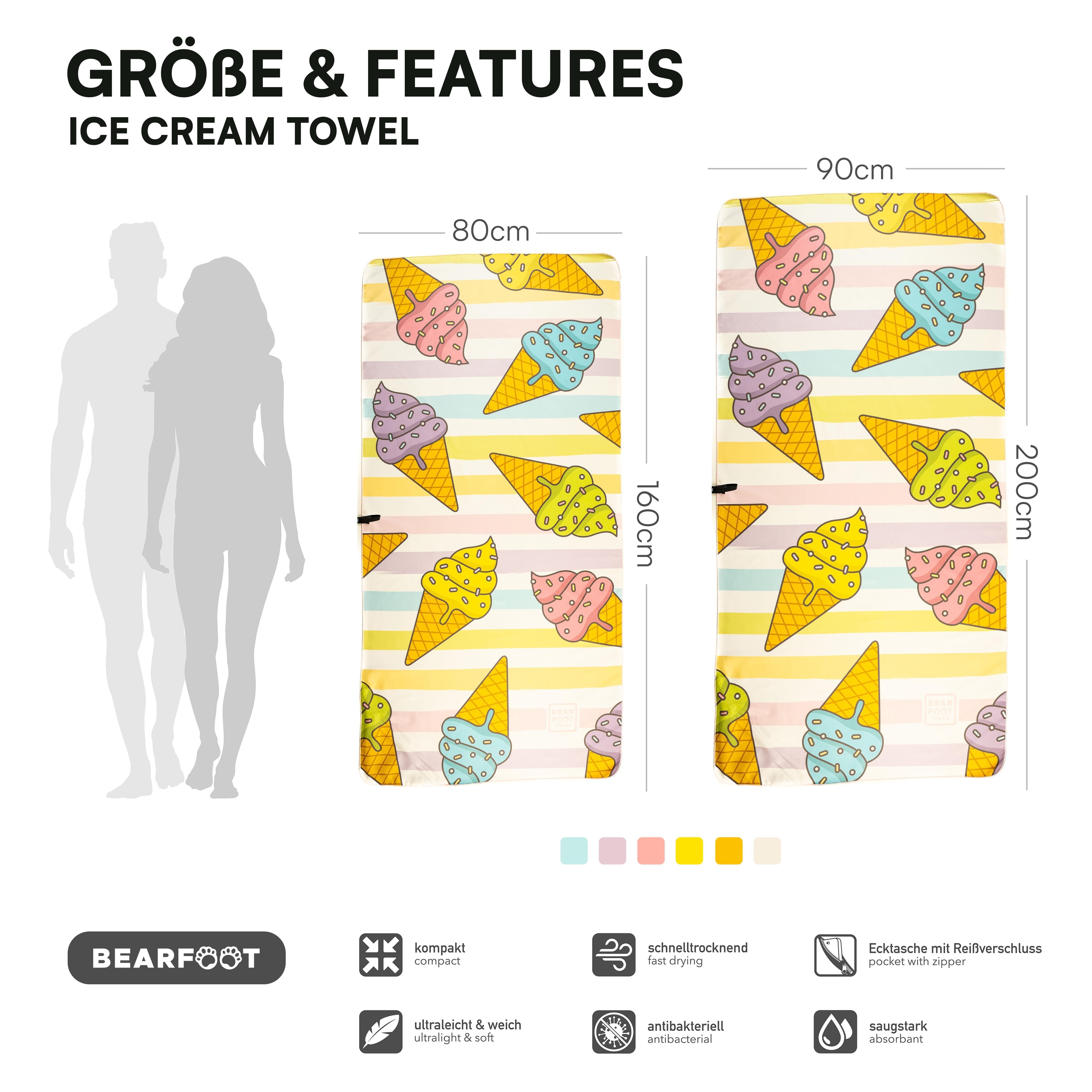 bearfoot-strandt-cher-ice-cream-strandhandtuch-160x80-cm image 4