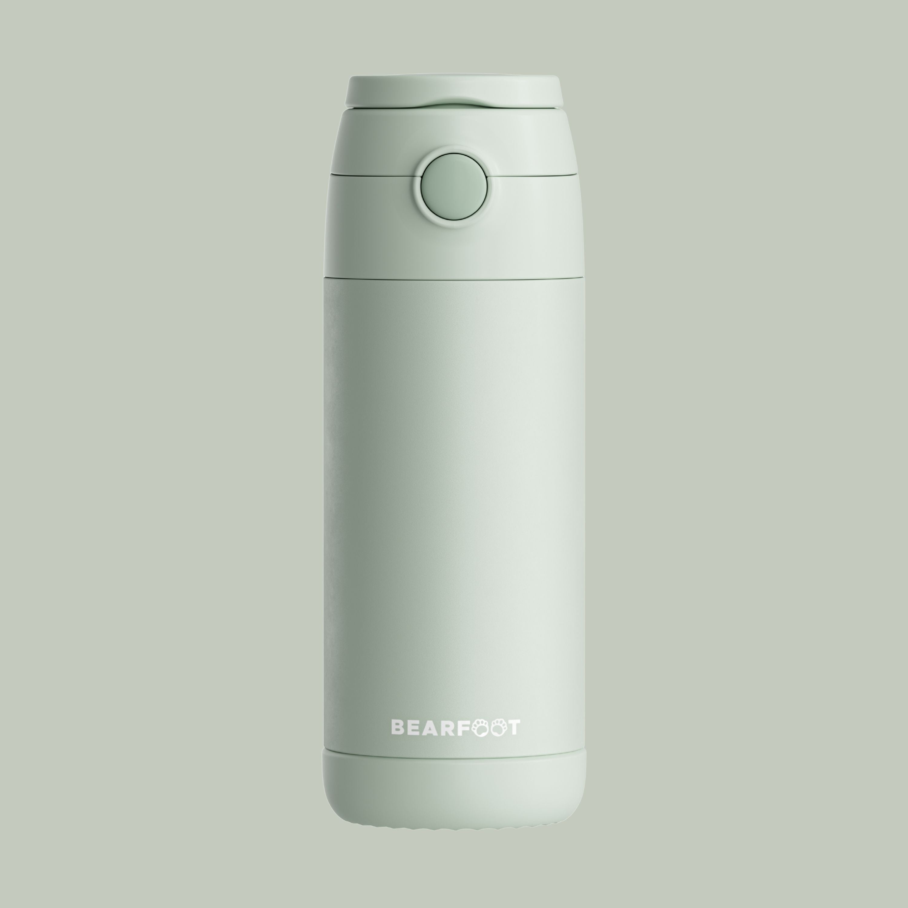 bearfoot-isolierflasche-thermo-trinkflasche-gr-n-350ml-edelstahl image 2