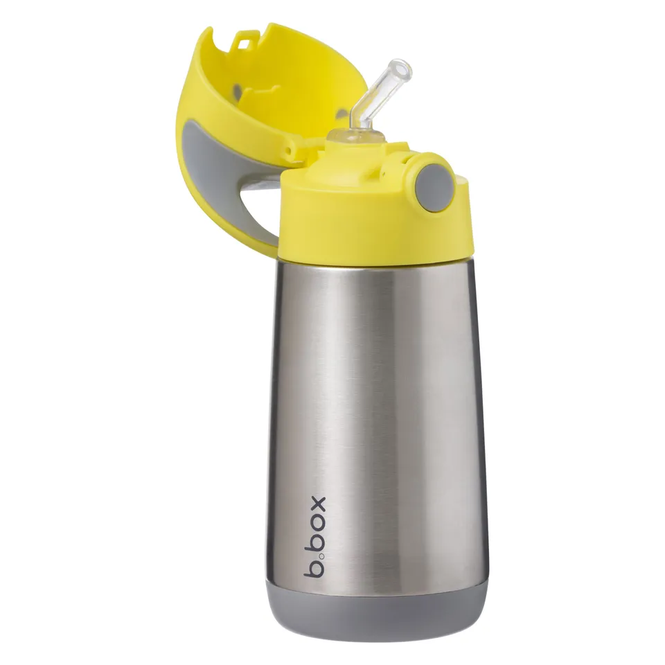 b-box-isolier-trinkflasche-350-ml-lemon-sherbet-edelstahl image 1