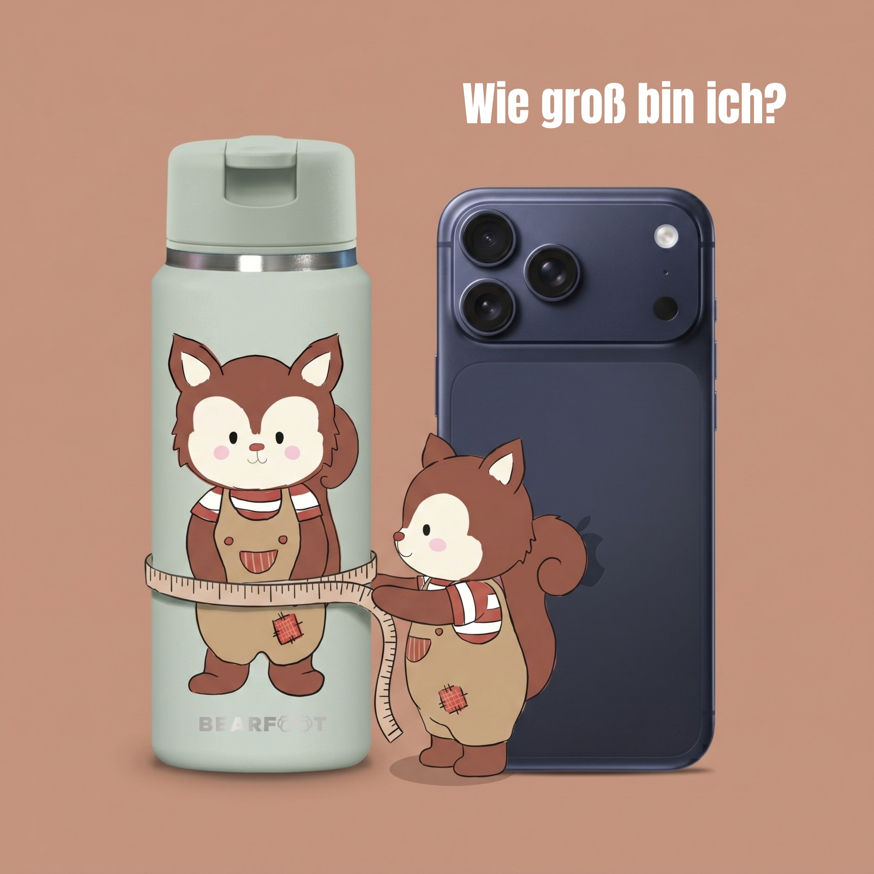 bearfoot-tiny-isolierflasche-kinder-edelstahl-eichh-rnchen-200ml image 6