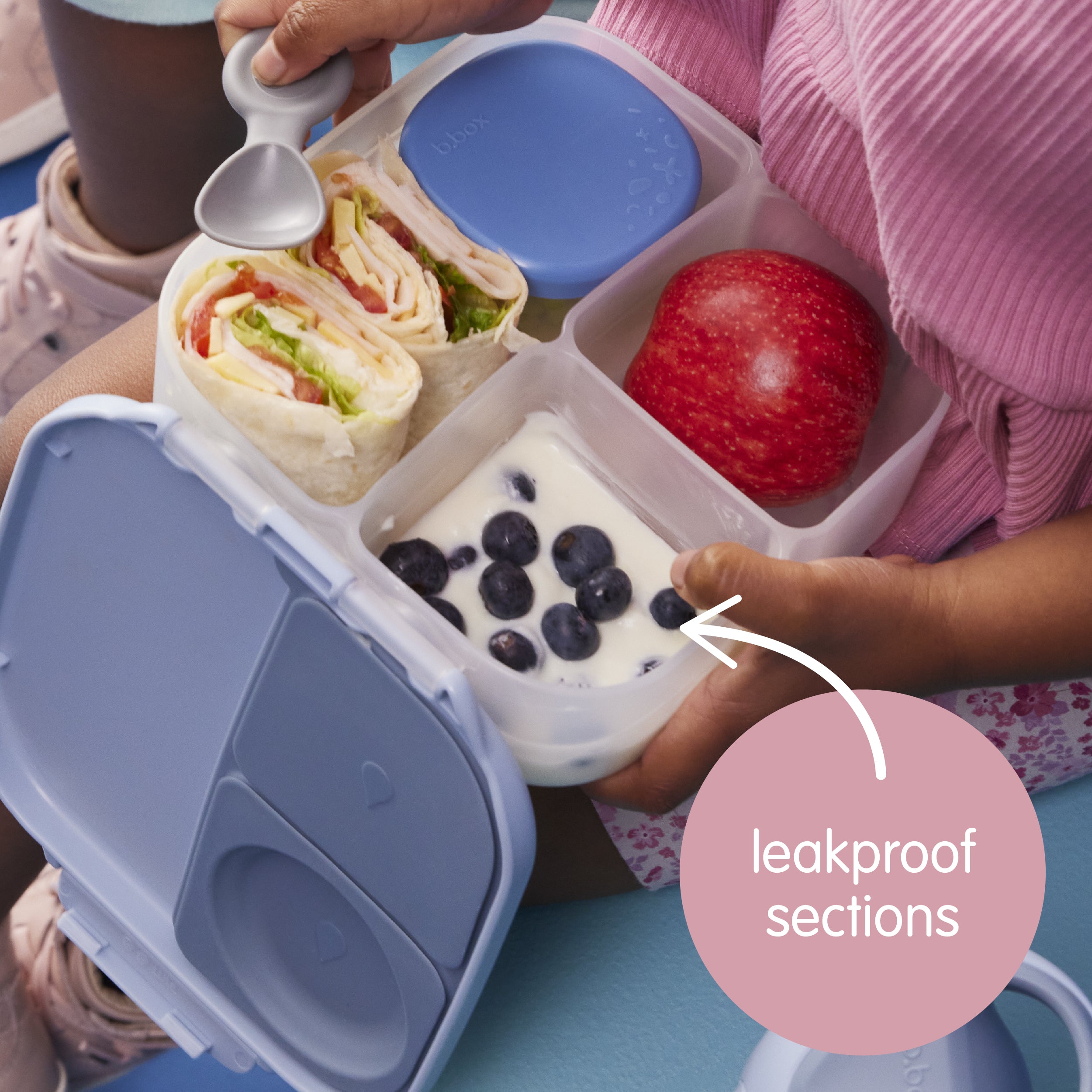 b-box-mini-lunchbox-brotdose-chill-out-mit-f-chern-auslaufsicher image 3