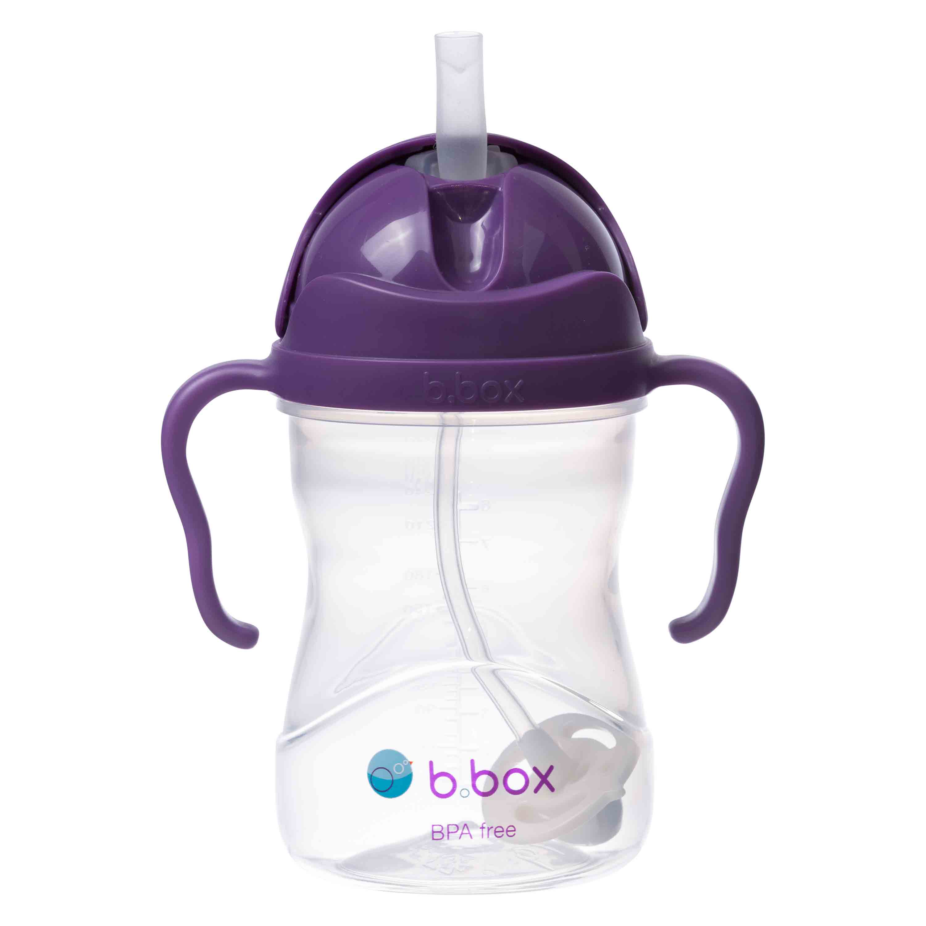 b-box-sippy-cup-trinkbecher-grape-lila-240-ml-strohhalm image 3