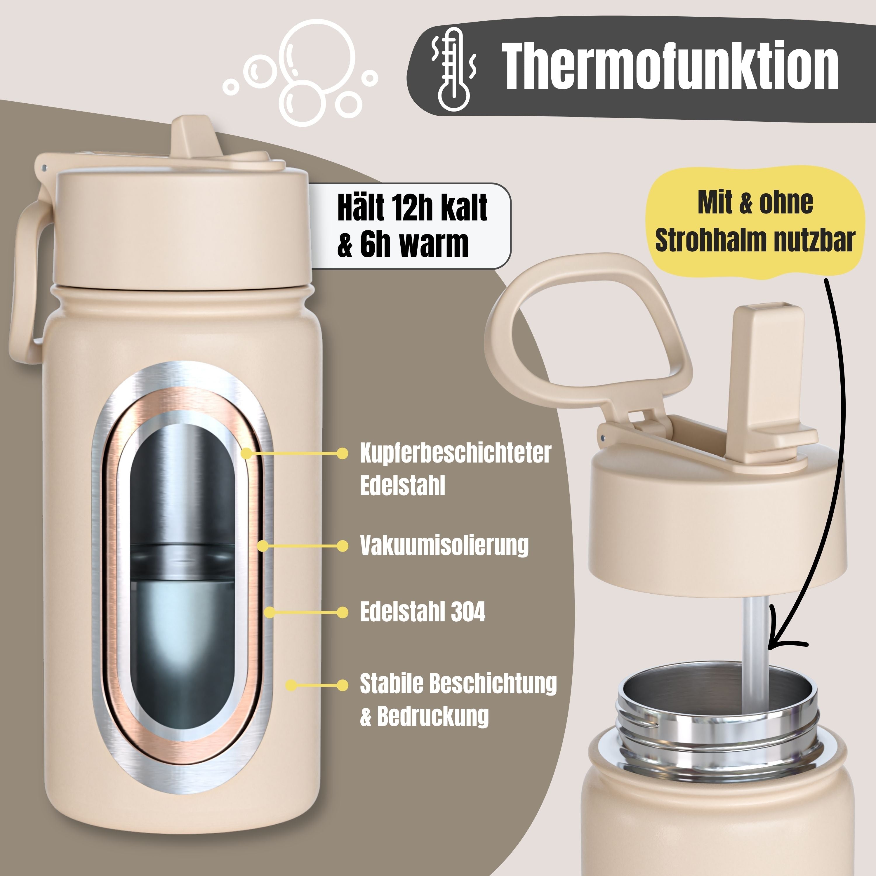 bearfoot-thermo-trinkflasche-polizei-braun-400-ml-strohhalm image 6