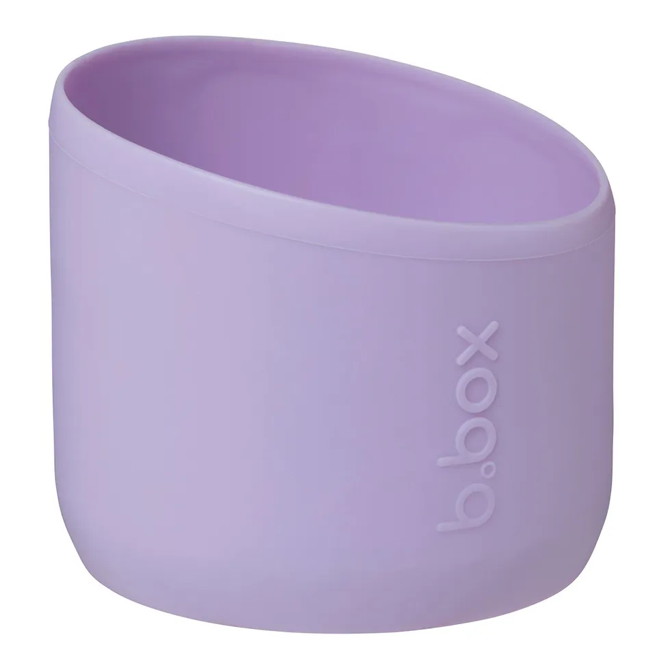 b-box-34oz-flip-top-flaschenschutz-lilac-love-silikon image 1