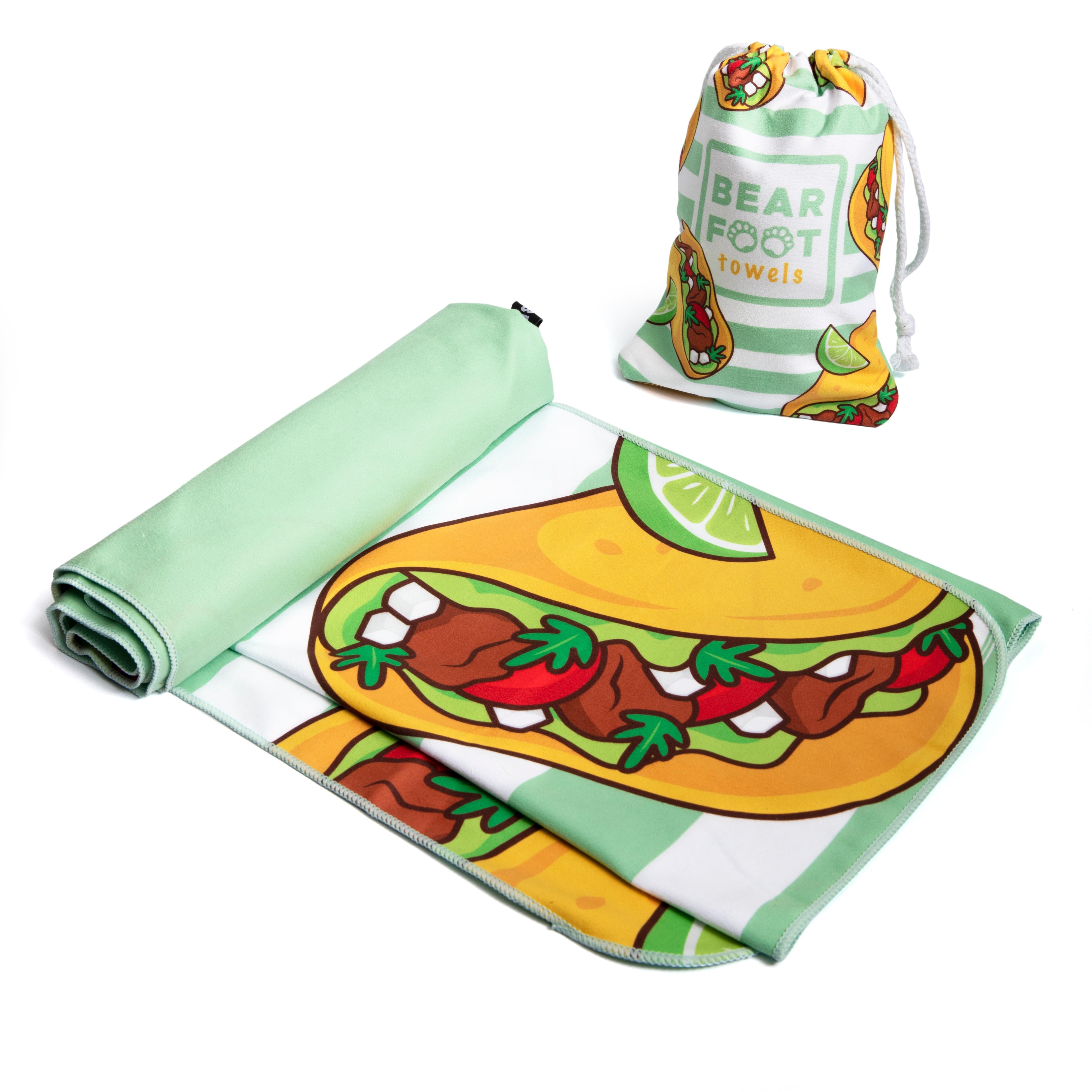 bearfoot-strandt-cher-taco-handtuch-mikrofaser-160x80-cm image 2
