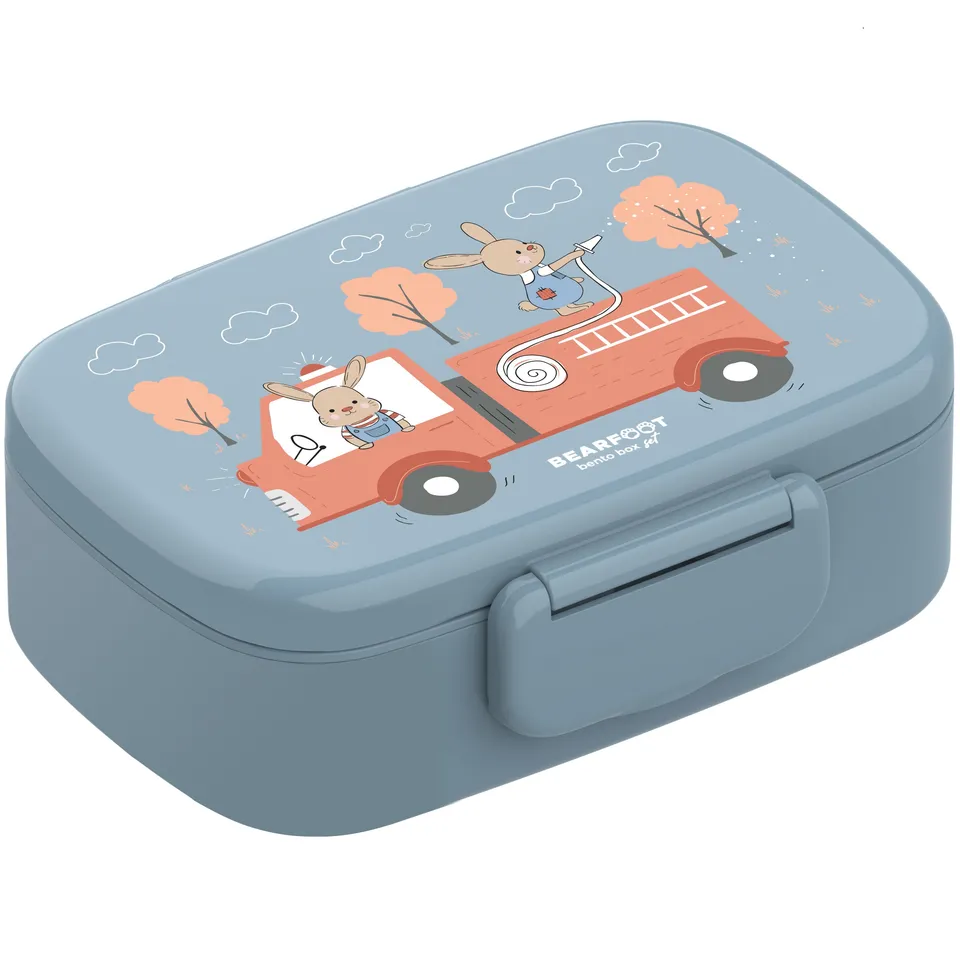 bearfoot-brotdose-kinder-f-cher-feuerwehr-bento-650ml-auslaufsicher image 1