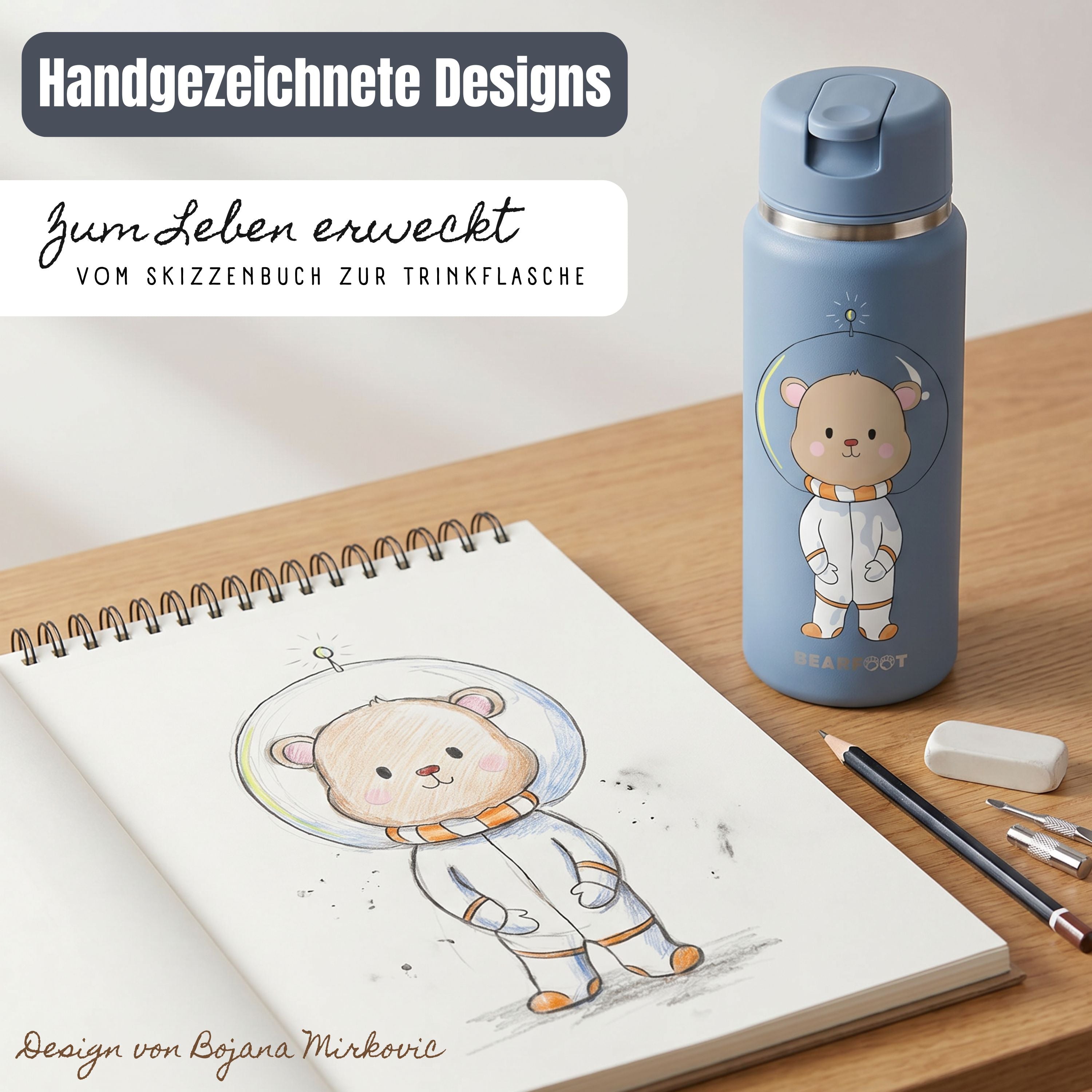 bearfoot-tiny-isolierflasche-astro-b-r-blau-200ml-edelstahl image 7