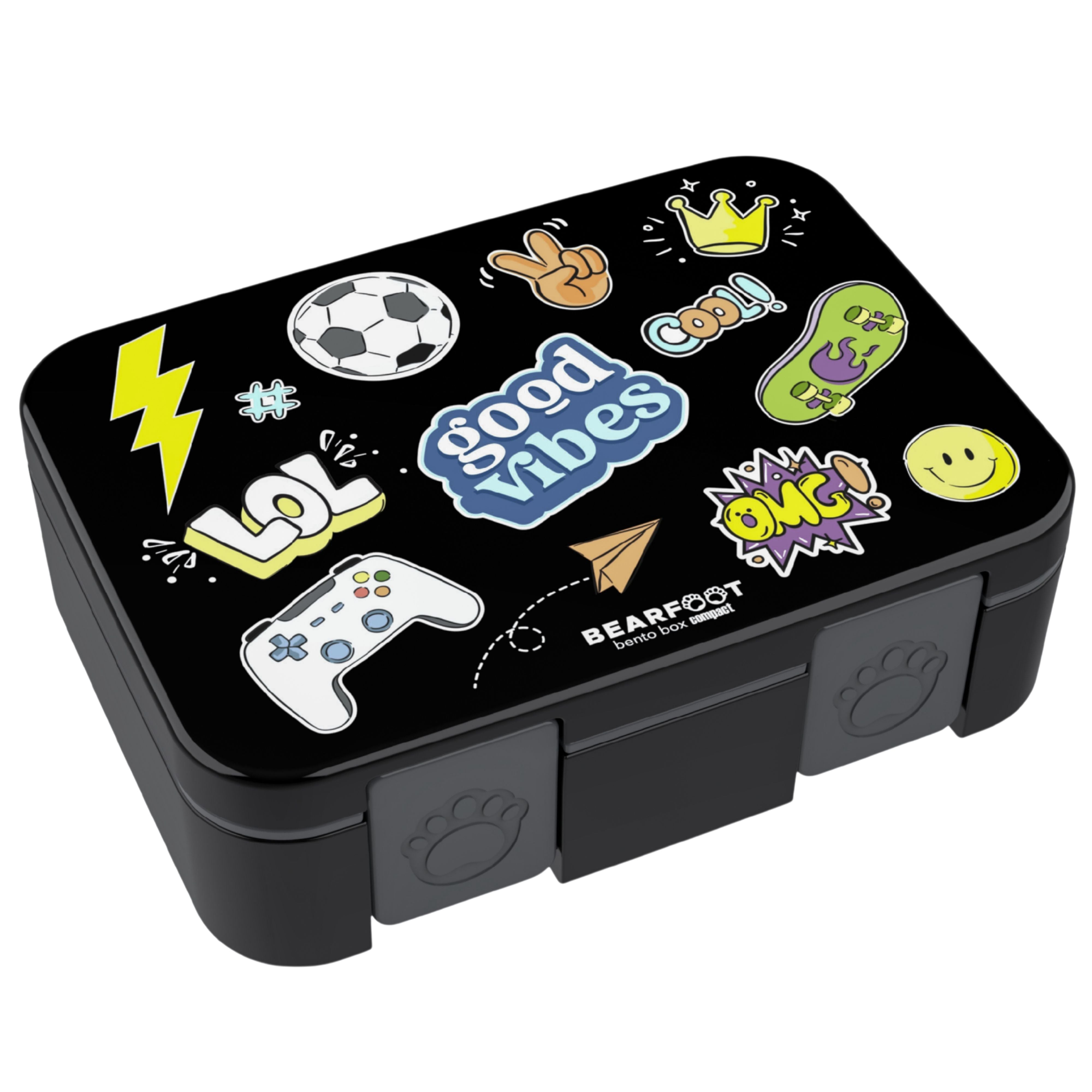 bearfoot-bento-box-compact-brotdose-650-ml-sticker-schwarz image 2