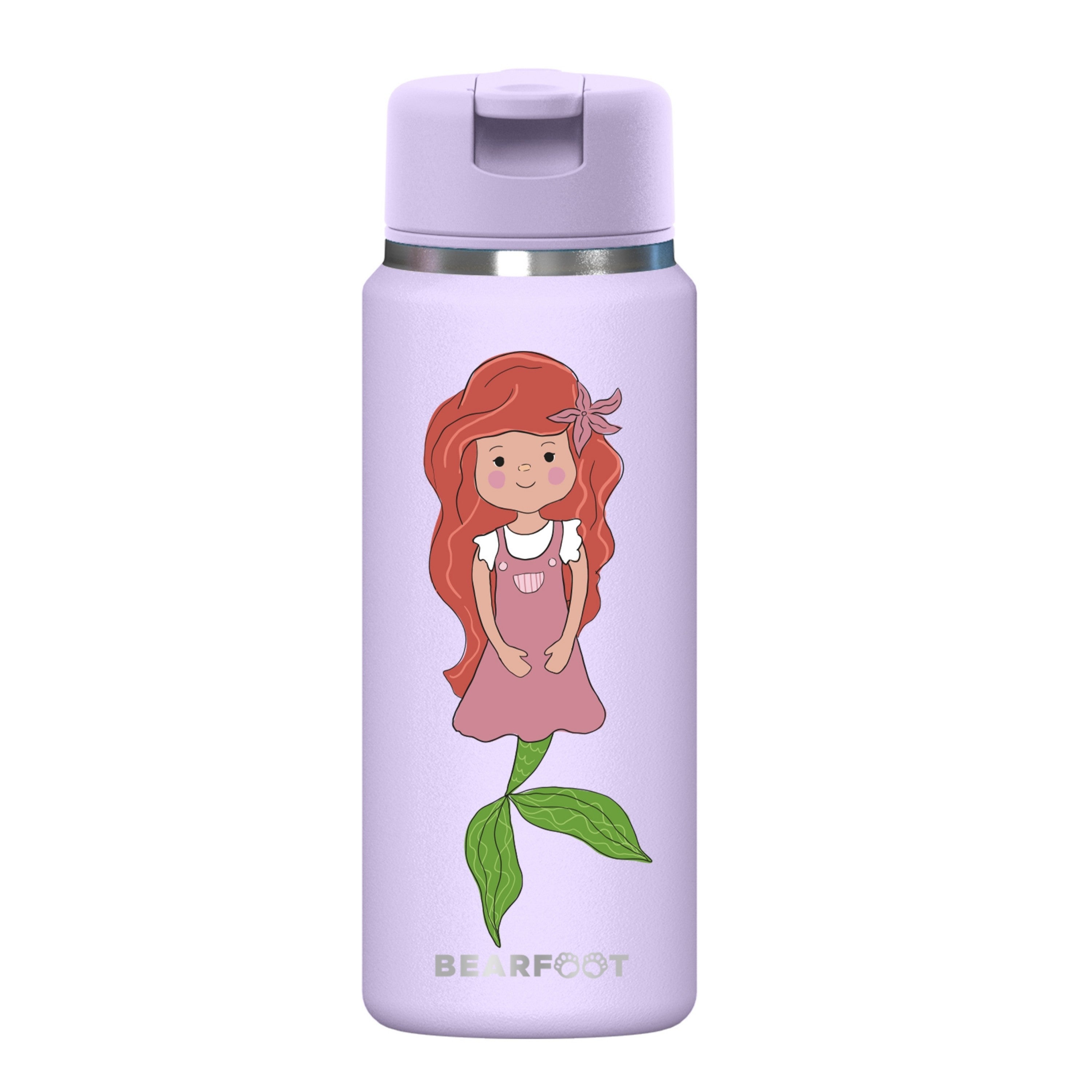 bearfoot-tiny-trinkflasche-edelstahl-200-ml-meerjungfrau-mit-strohhalm image 3