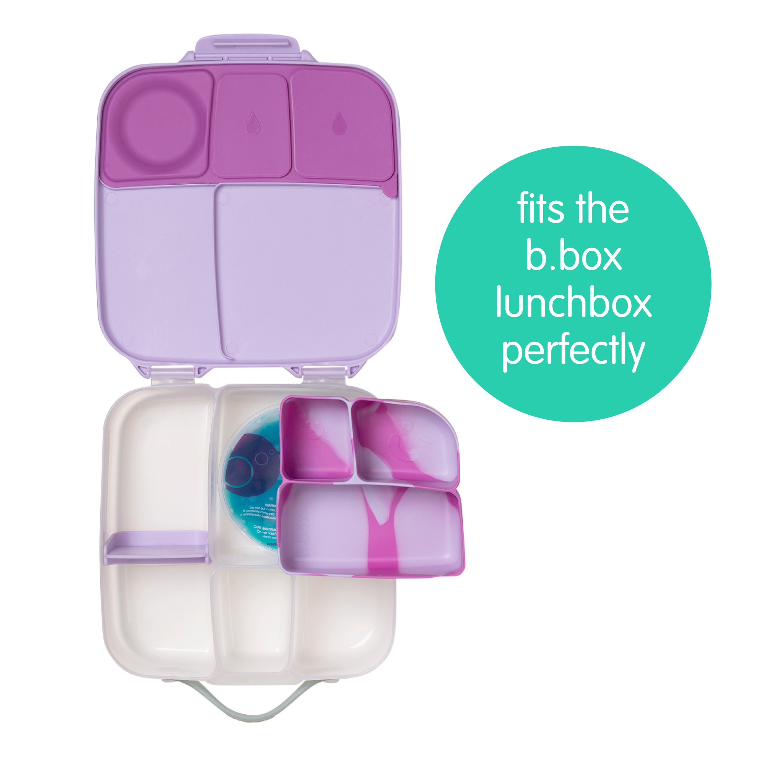 b-box-bento-buddy-lunchbox-einsatz-silikon-berry-bpa-frei image 5