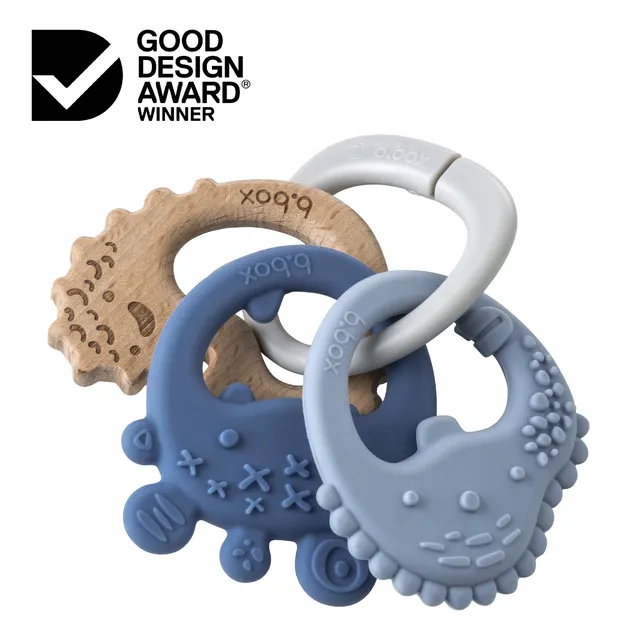b-box-trio-teether-bei-ring-zahnungshilfe-lullaby-blue-silikon-holz image 1