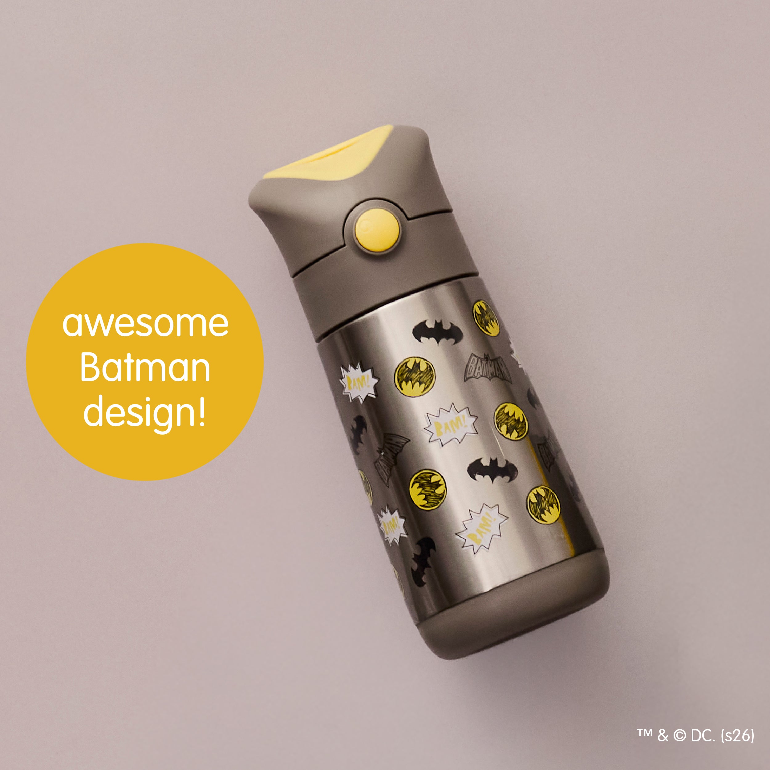 b-box-batman-isolierflasche-350-ml-kinder-trinkflasche image 3