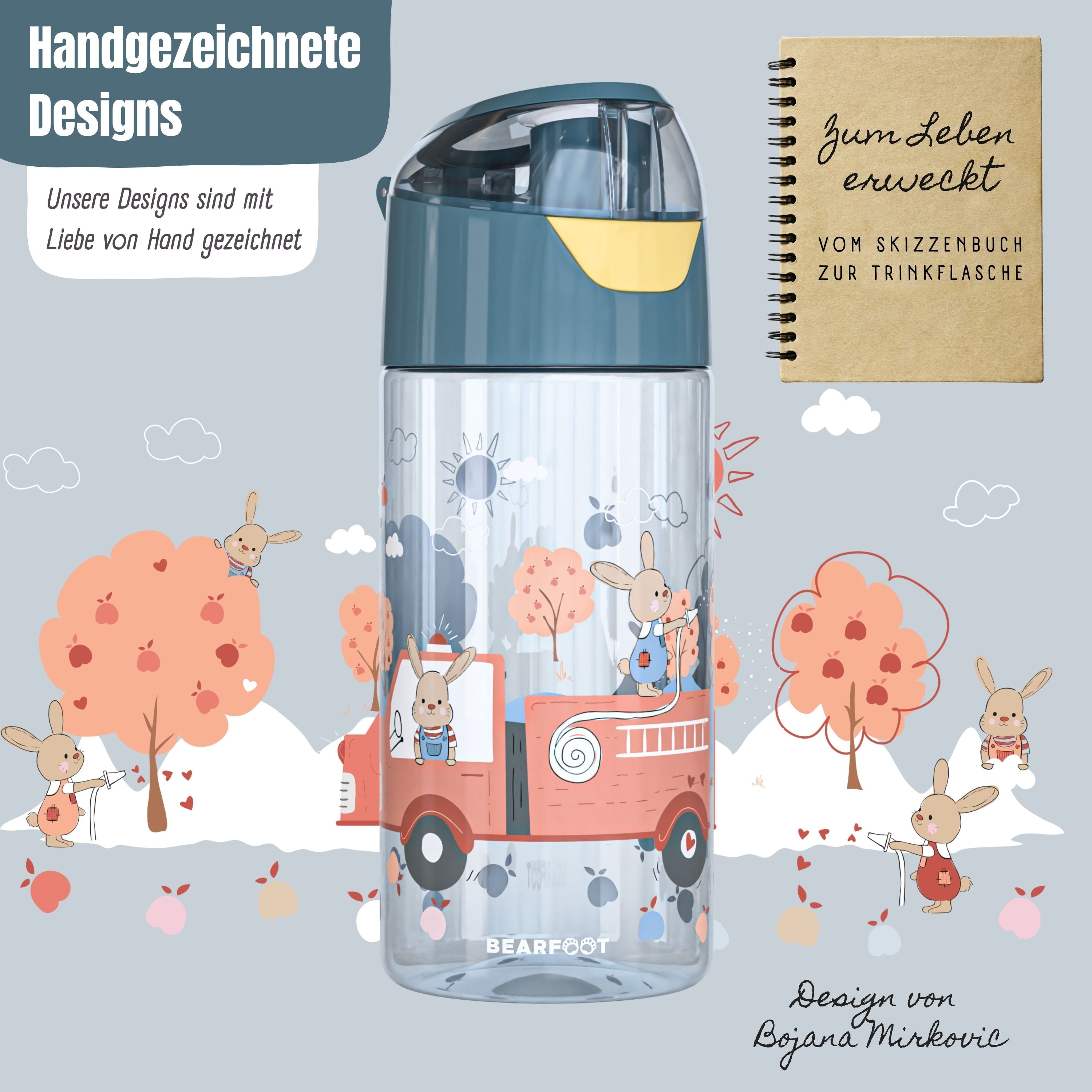 bearfoot-trinkflaschen-feuerwehr-trinkflasche-450ml-blau-tritan image 3