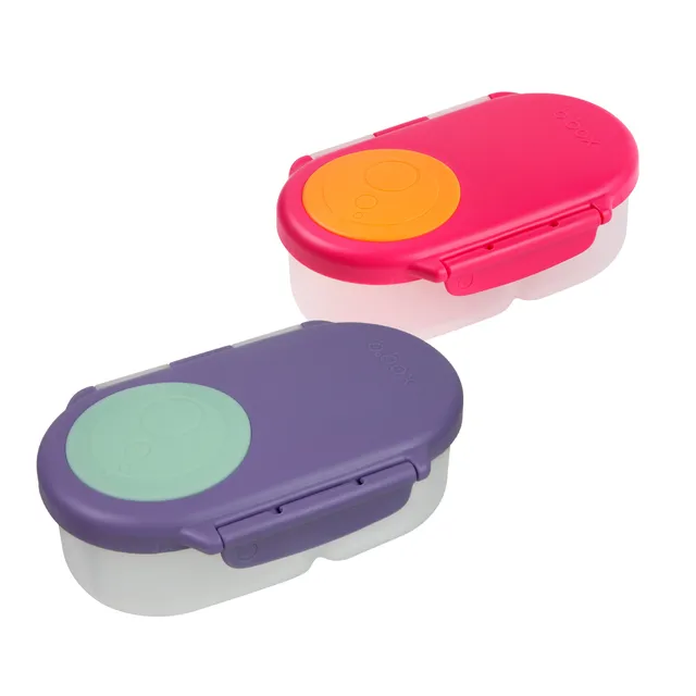 b-box-snackbox-snackdose-strawberry-lilac-doppelpack-2er image 1