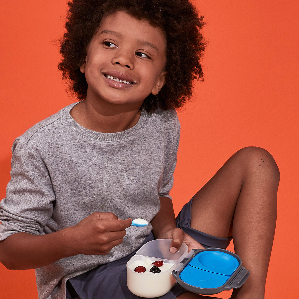 b-box-snackbox-sippy-cup-set-blue-slate-blueberry image 3