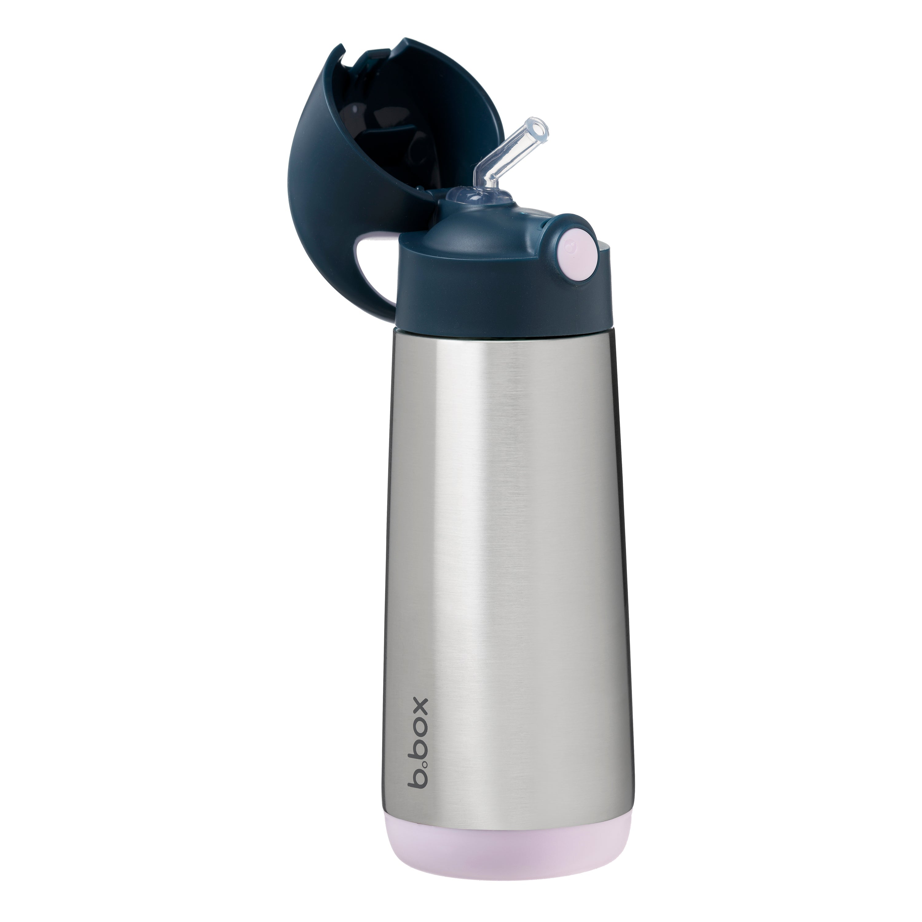 b-box-insulated-trinkflasche-500-ml-indigo-rose-edelstahl image 1