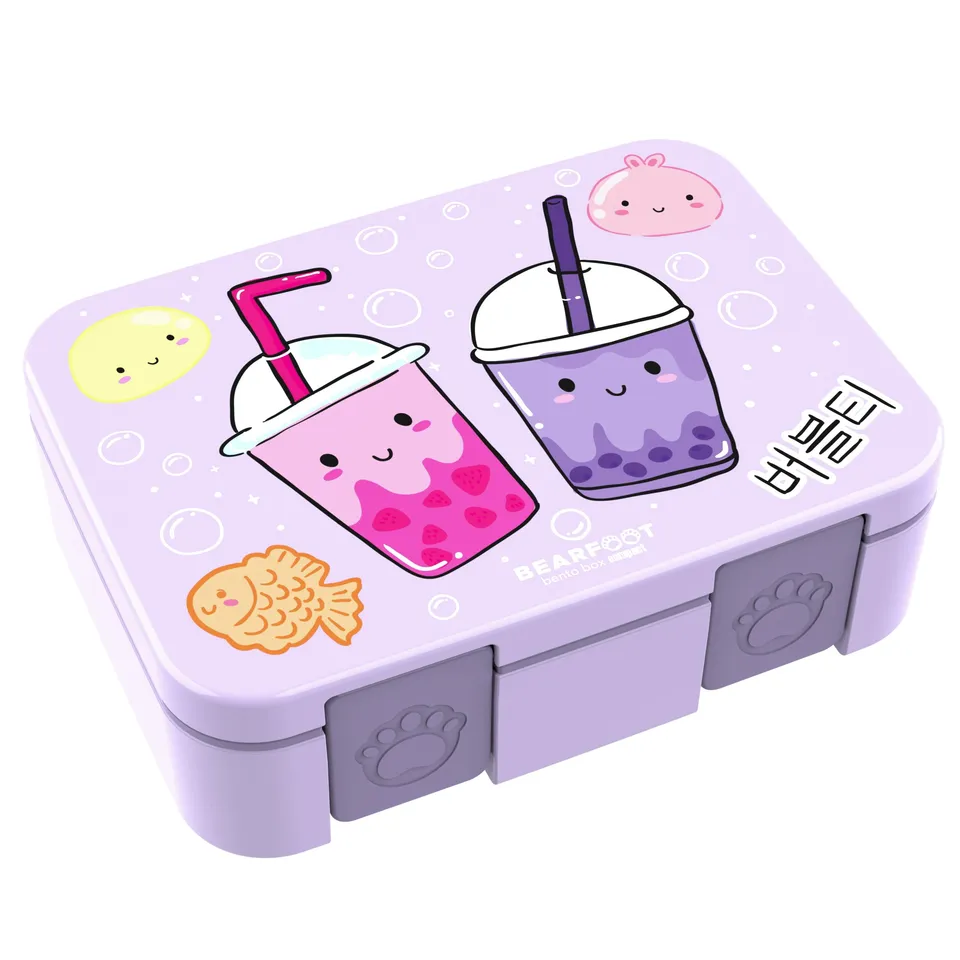 bearfoot-brotdosen-compact-brotdose-1000-ml-bubble-tea-lila image 1