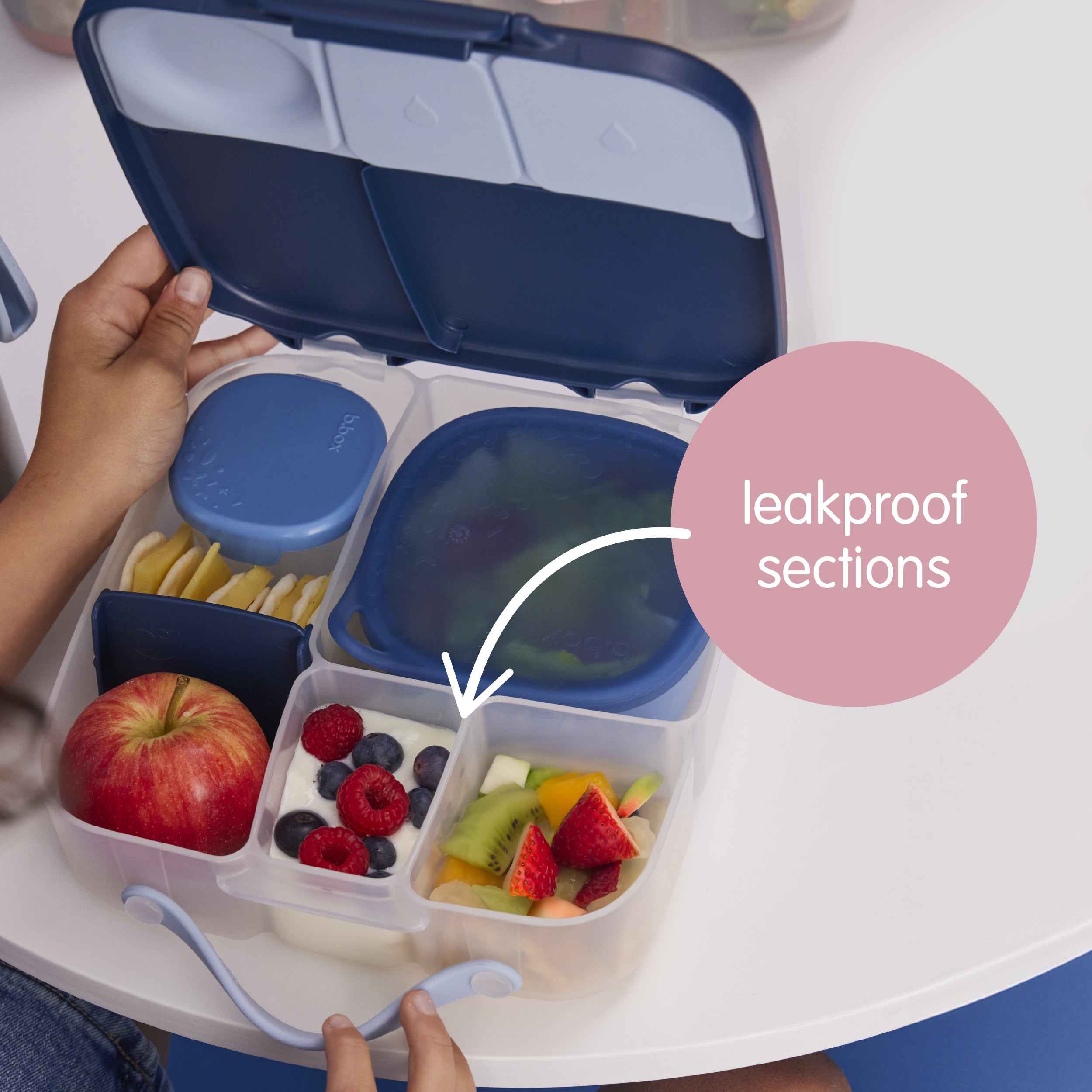 b-box-lunchbox-brotdose-emerald-forest-auslaufsicher image 3
