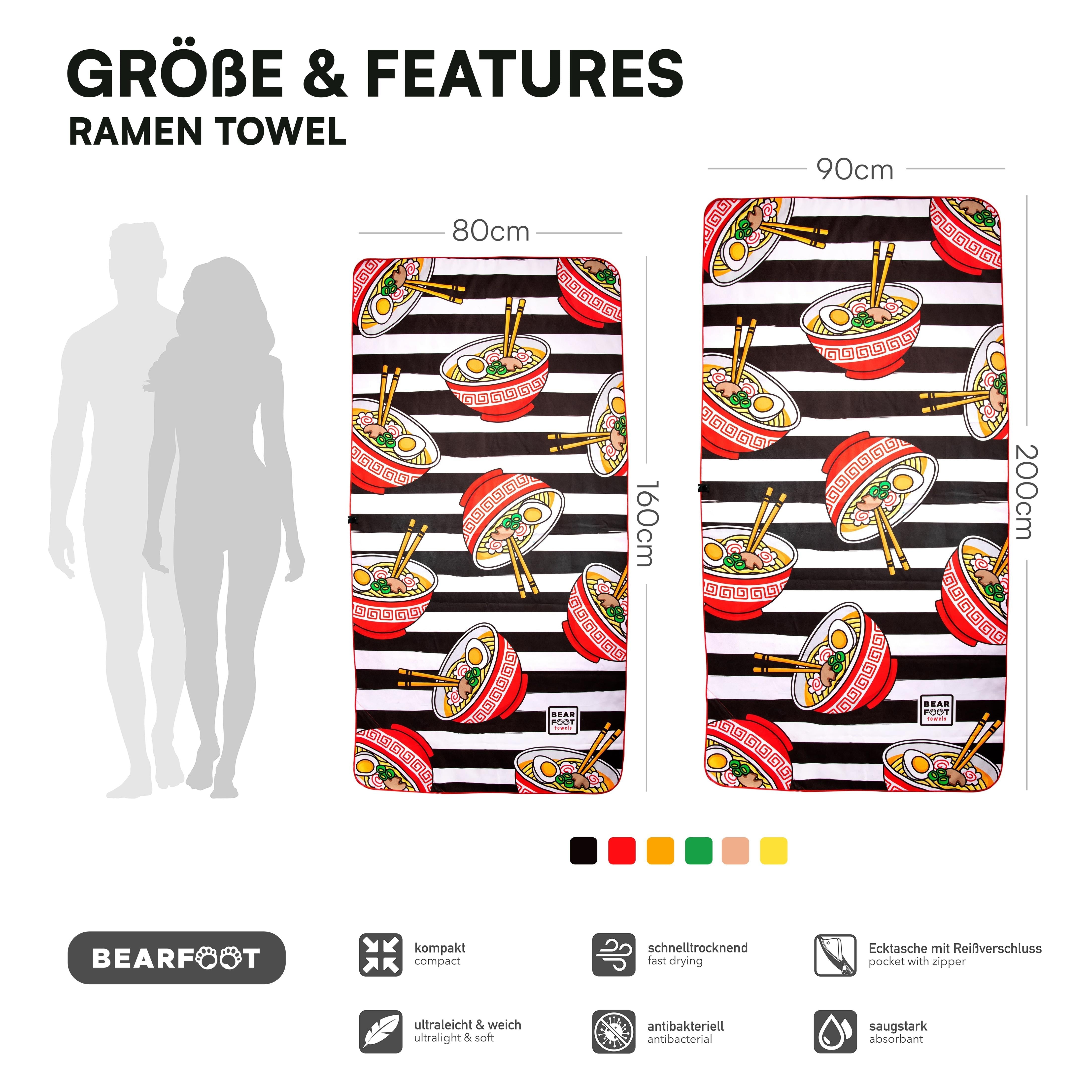 bearfoot-strandtuch-ramen-160x80-cm-mikrofaser-mit-tasche image 4