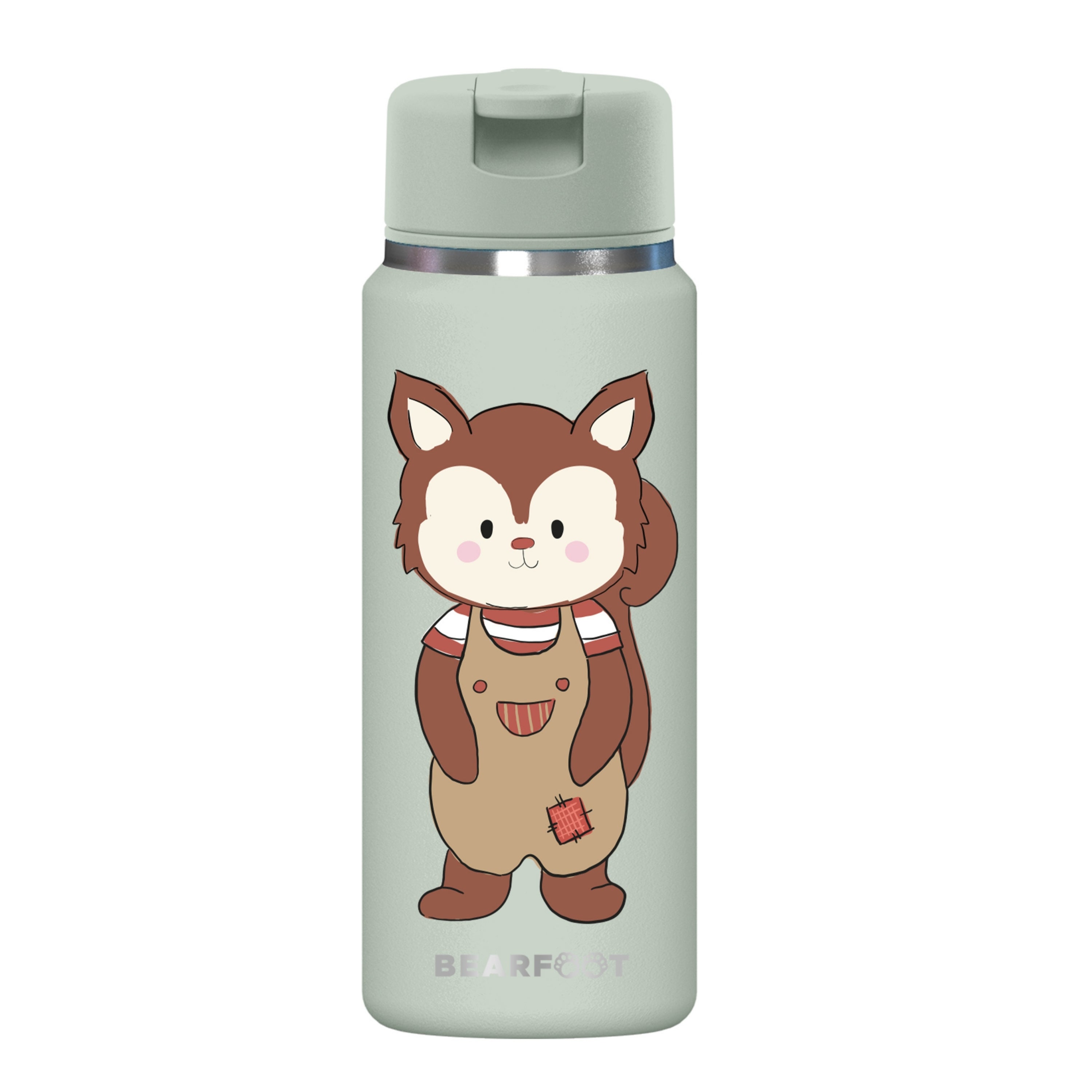 bearfoot-tiny-isolierflasche-kinder-edelstahl-eichh-rnchen-200ml image 3