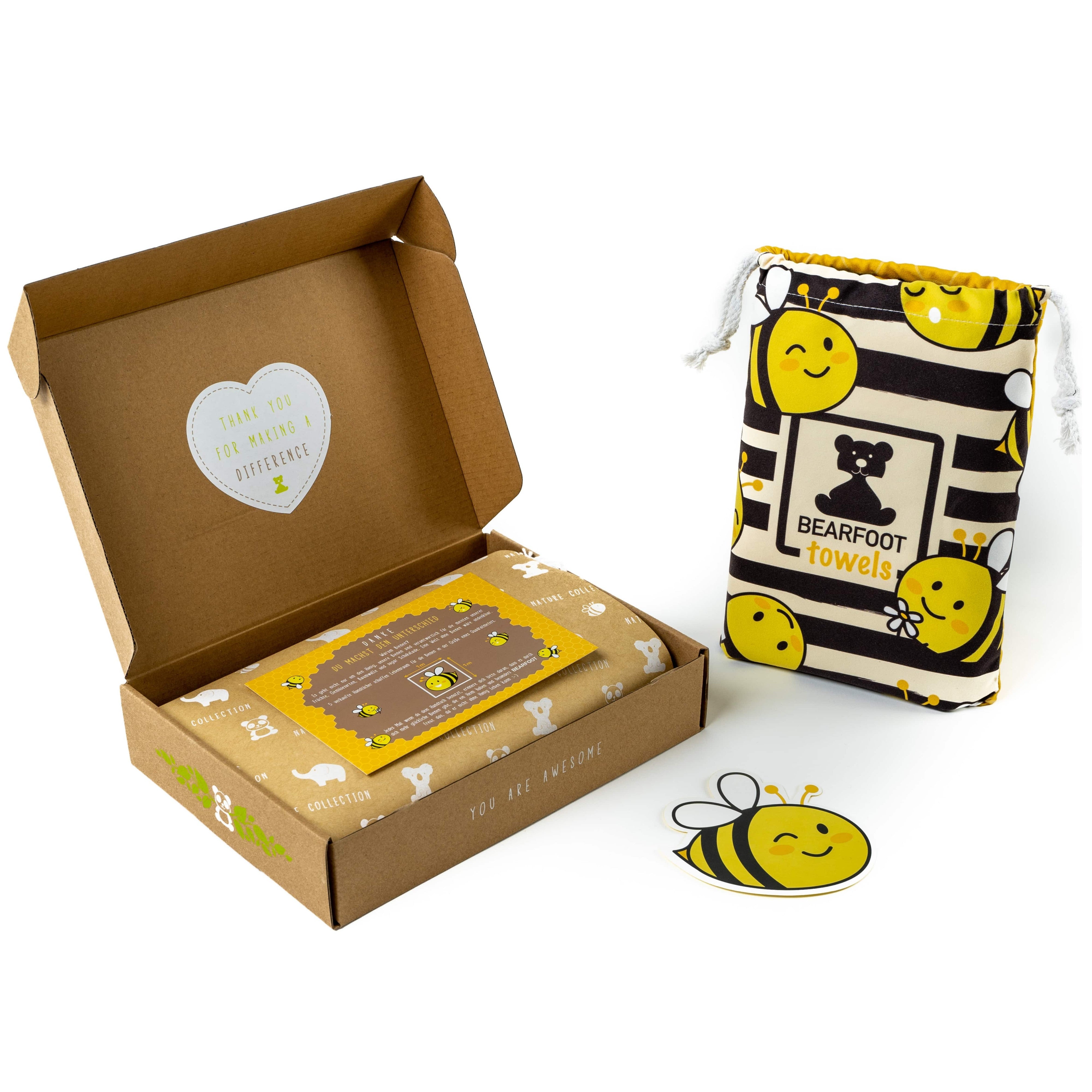 bearfoot-strandt-cher-bienen-mikrofaser-handtuch-160x80-200x90 image 7