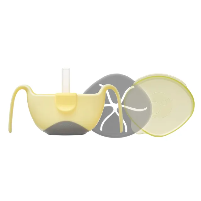 b-box-bowl-straw-sch-ssel-banana-split-gelb-mit-strohhalm image 1