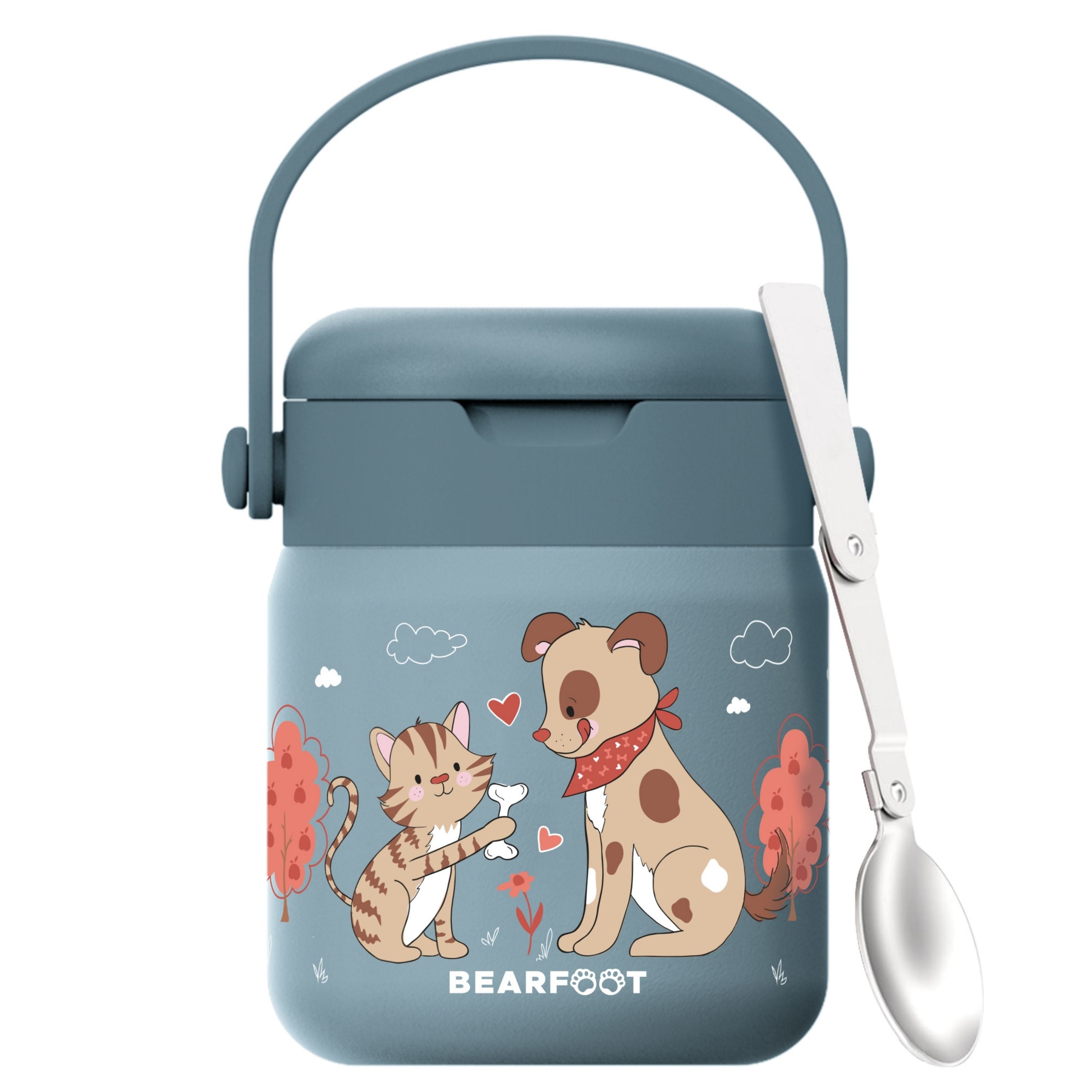 bearfoot-thermobeh-lter-500ml-hund-katze-blau-edelstahl image 3
