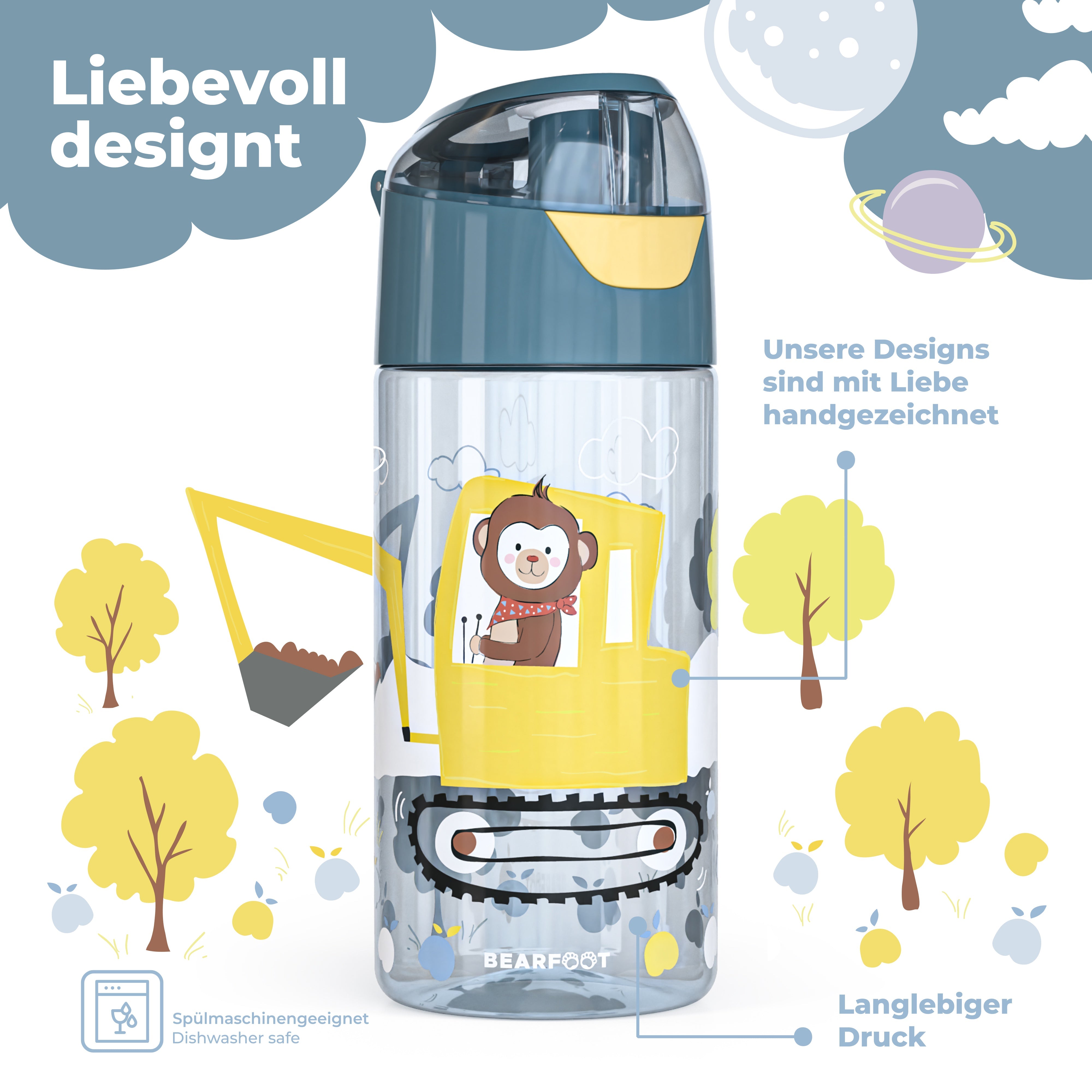 bearfoot-bundles-bagger-bento-box-set-trinkflasche-450ml image 3