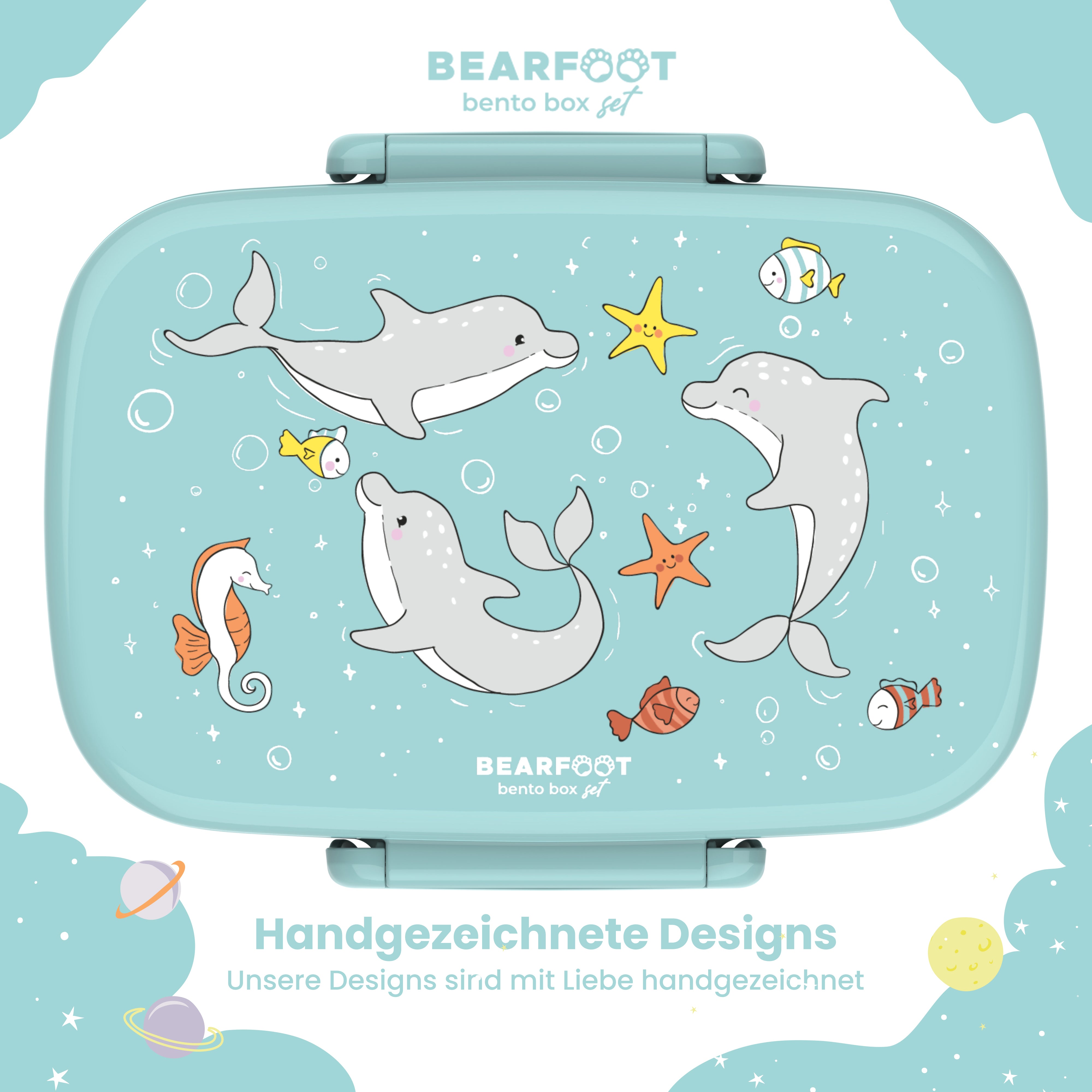 bearfoot-brotdose-delfin-t-rkis-bento-box-mit-f-chern image 2