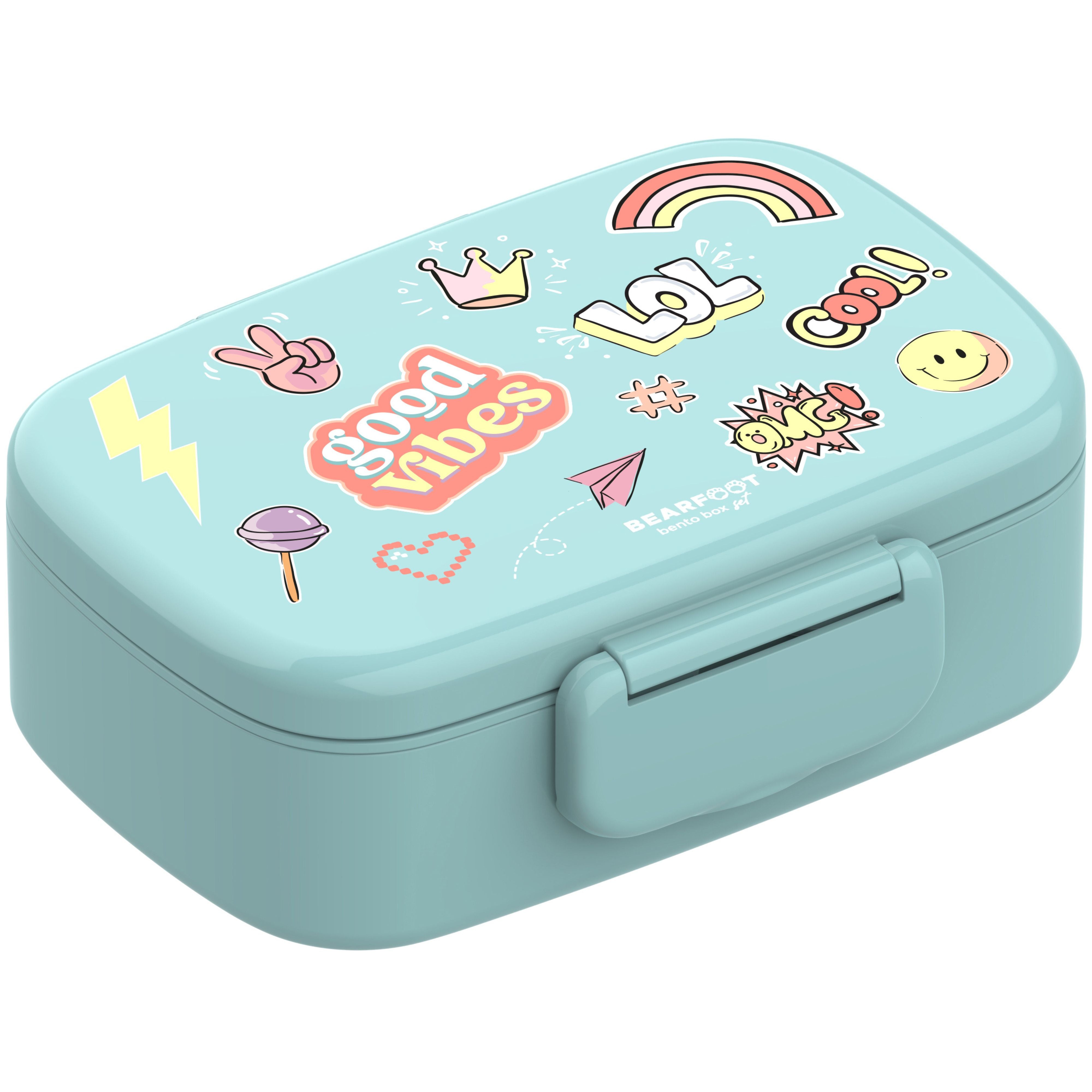 bearfoot-bento-box-brotdose-mint-sticker-mit-besteck-auslaufsicher image 2
