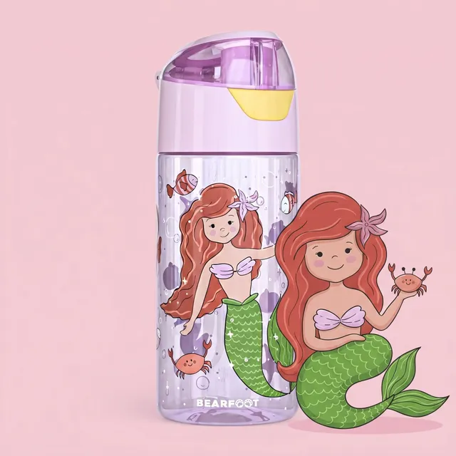 bearfoot-trinkflasche-meerjungfrau-450-ml-wasserflasche-tritan image 1