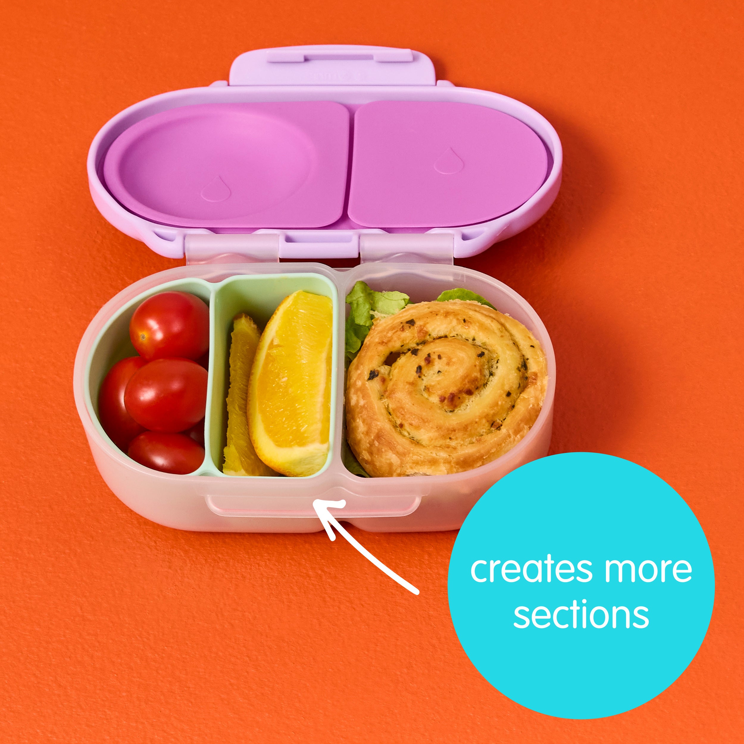b-box-bento-buddy-snackbox-einsatz-silikon-berry-bpa-frei image 2