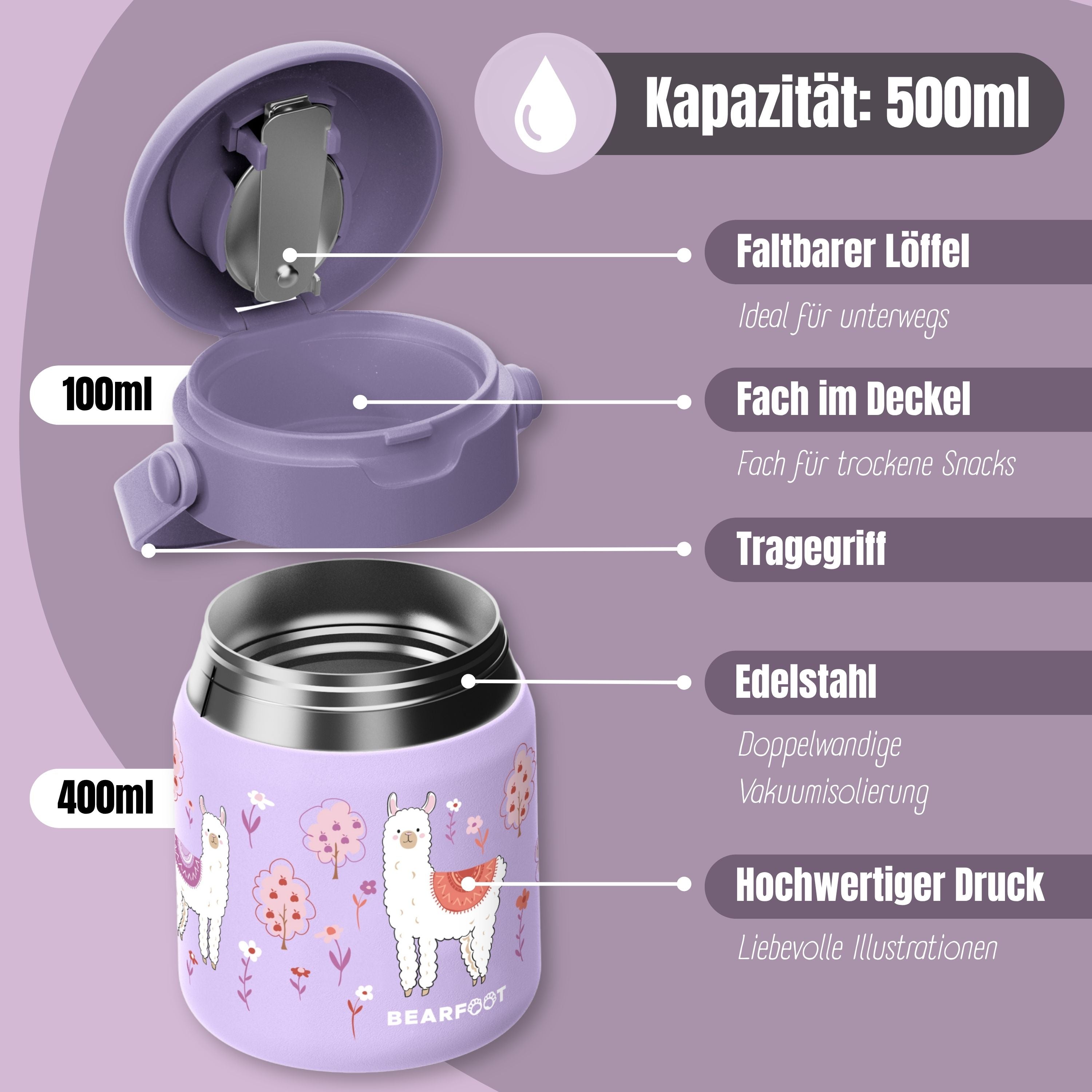 bearfoot-thermobeh-lter-kinder-lama-lila-edelstahl-500-ml-l-ffel image 6