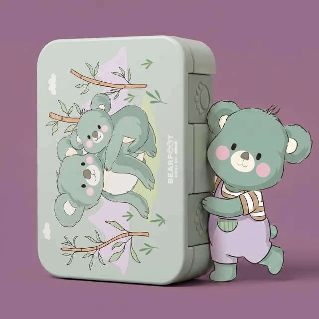 bearfoot-bento-box-compact-brotdose-koala-1000ml-auslaufsicher image 1