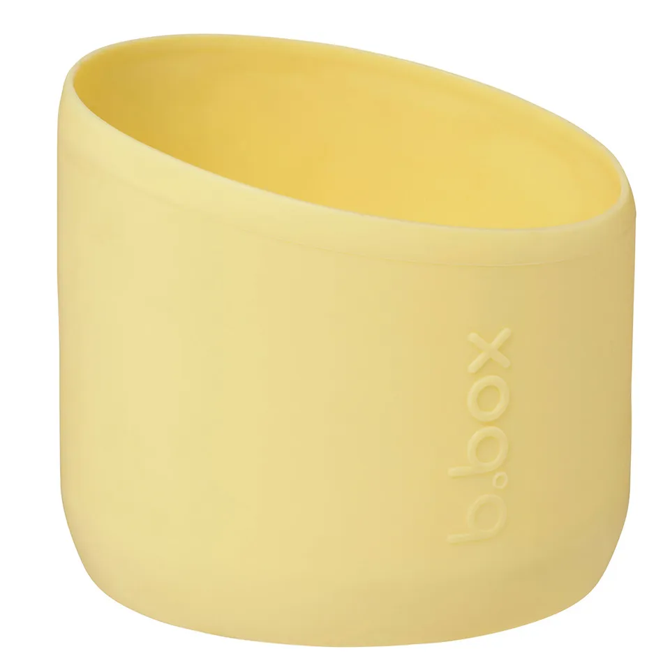 b-box-bumper-flaschenschutz-lemon-twist-gelb-1l-silikon image 1