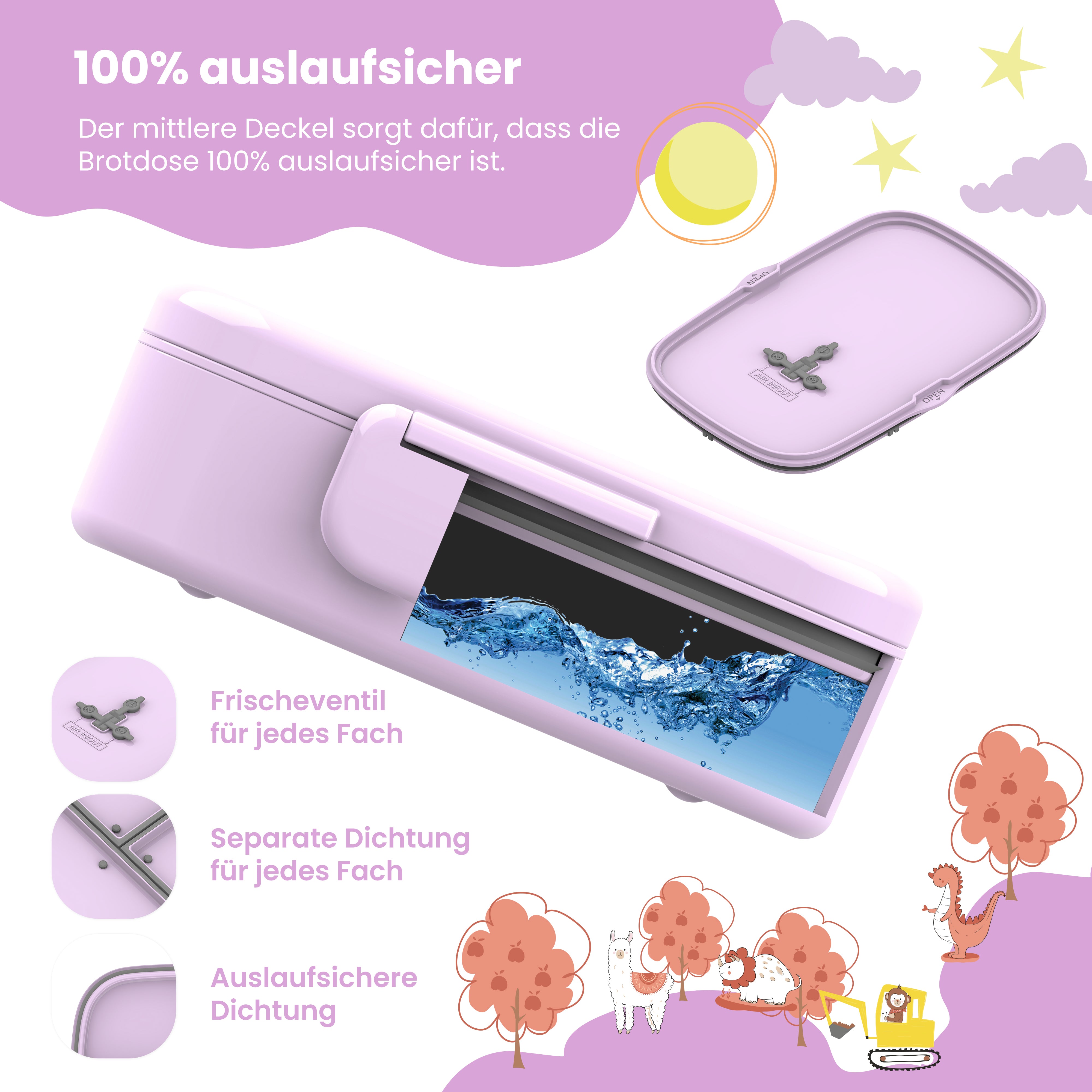 bearfoot-bundles-einhorn-bento-set-trinkflasche-450ml-box image 7