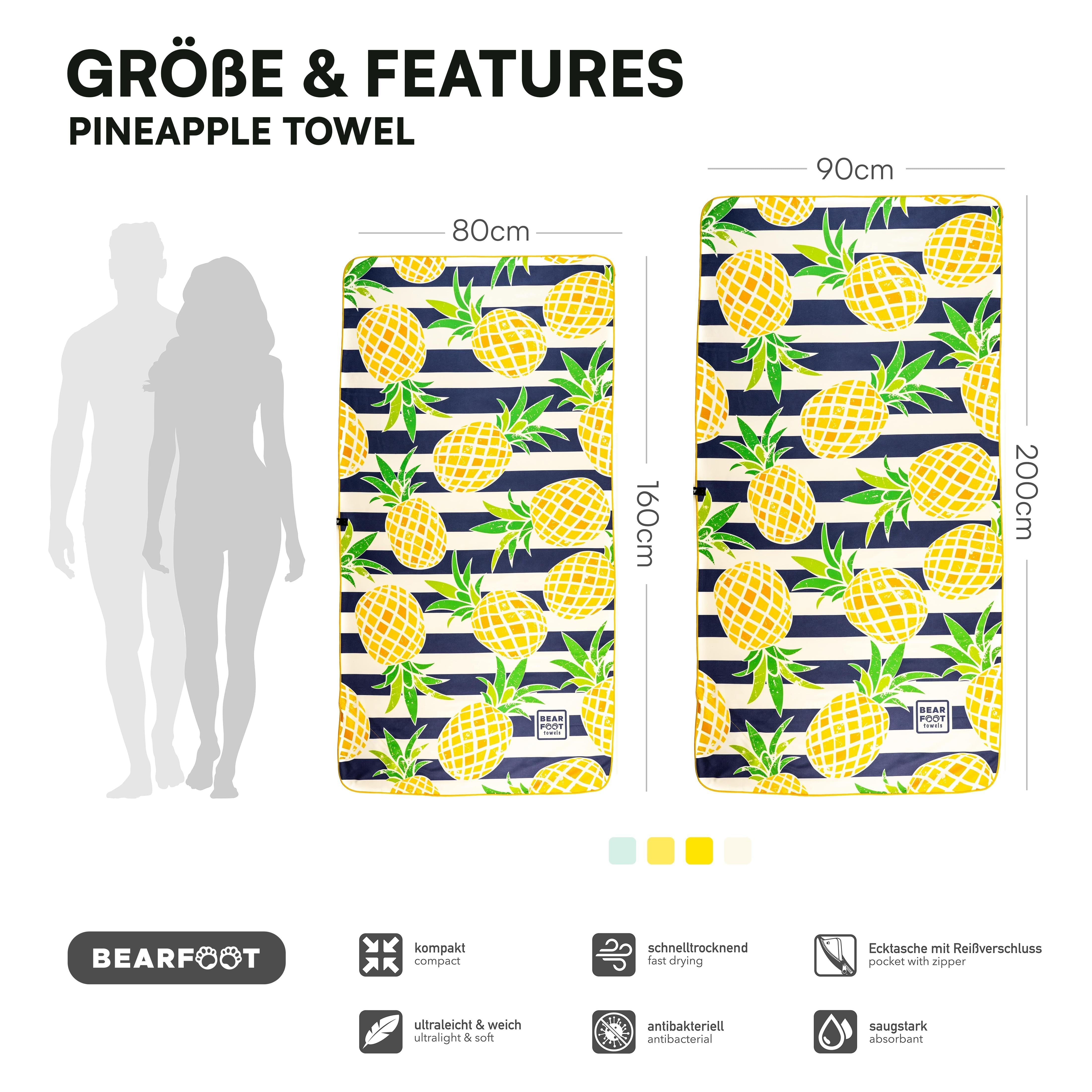 bearfoot-strandt-cher-mikrofaser-strandhandtuch-ananas-gelb-160x80cm image 3