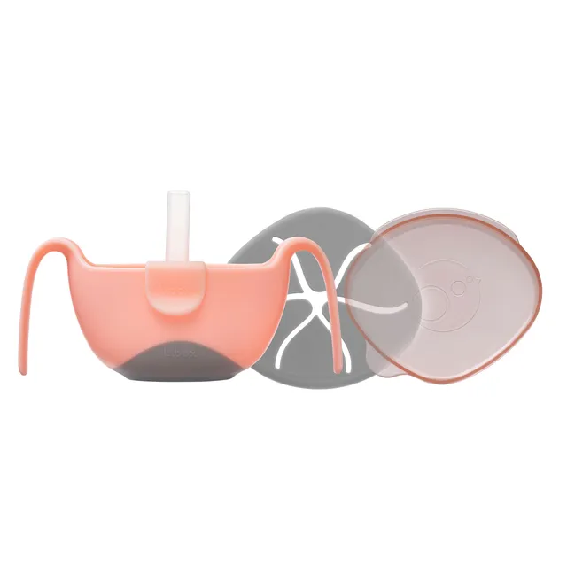 b-box-bowl-straw-sch-ssel-tutti-frutti-pink-mit-strohhalm image 1