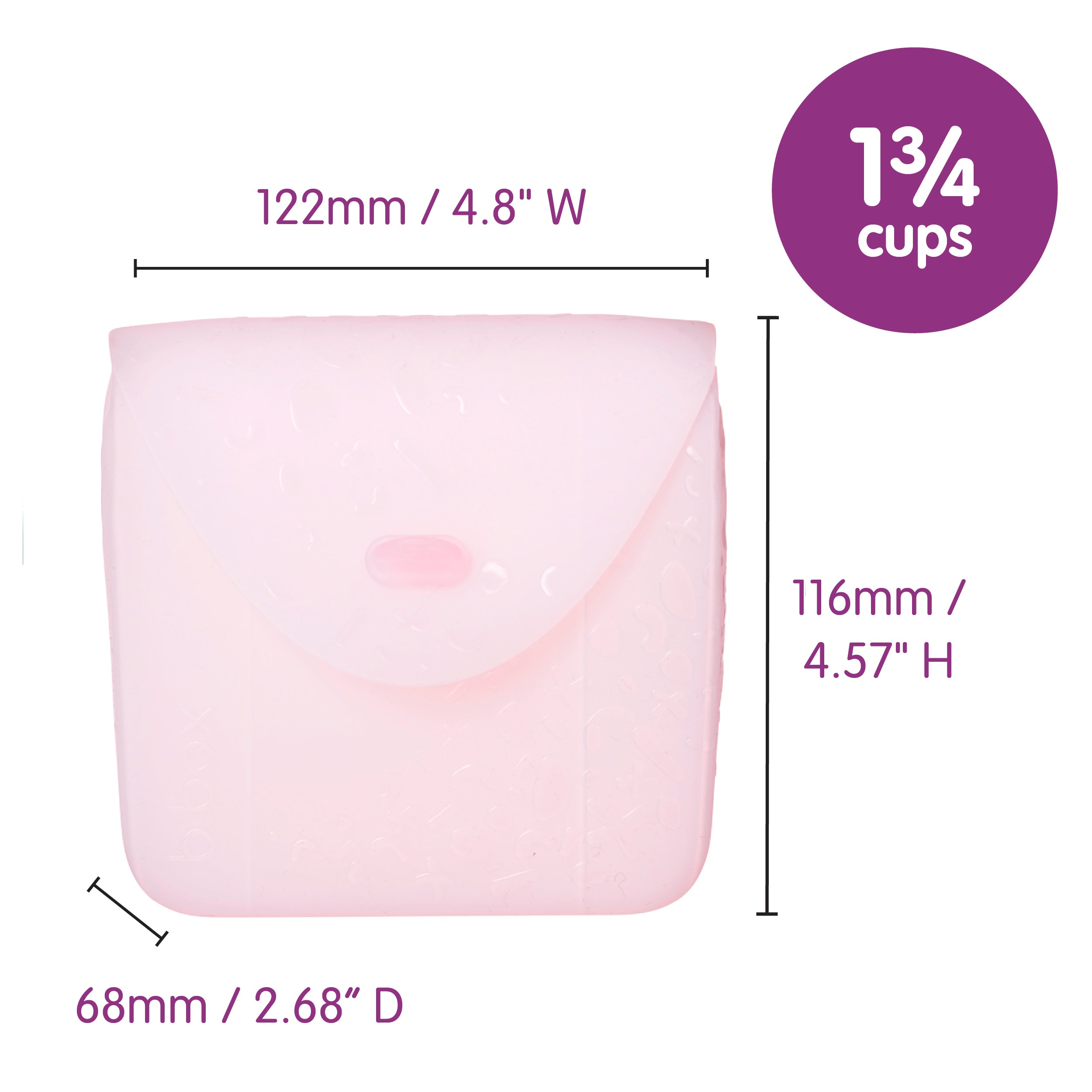 b-box-silicone-lunch-pocket-silikon-brottasche-forest-430ml image 4