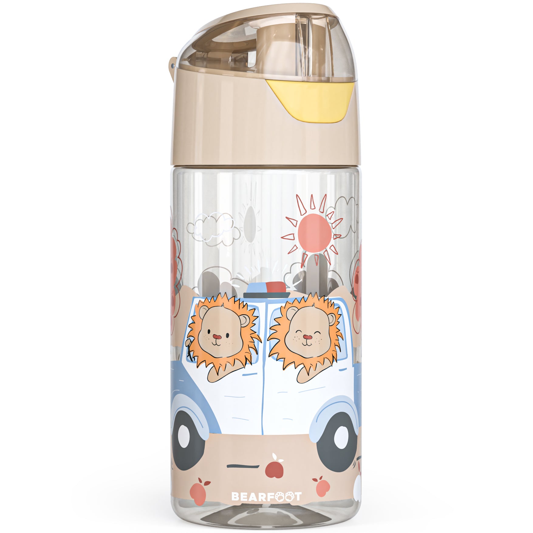 bearfoot-trinkflasche-polizei-l-wen-450-ml-bpa-frei image 1