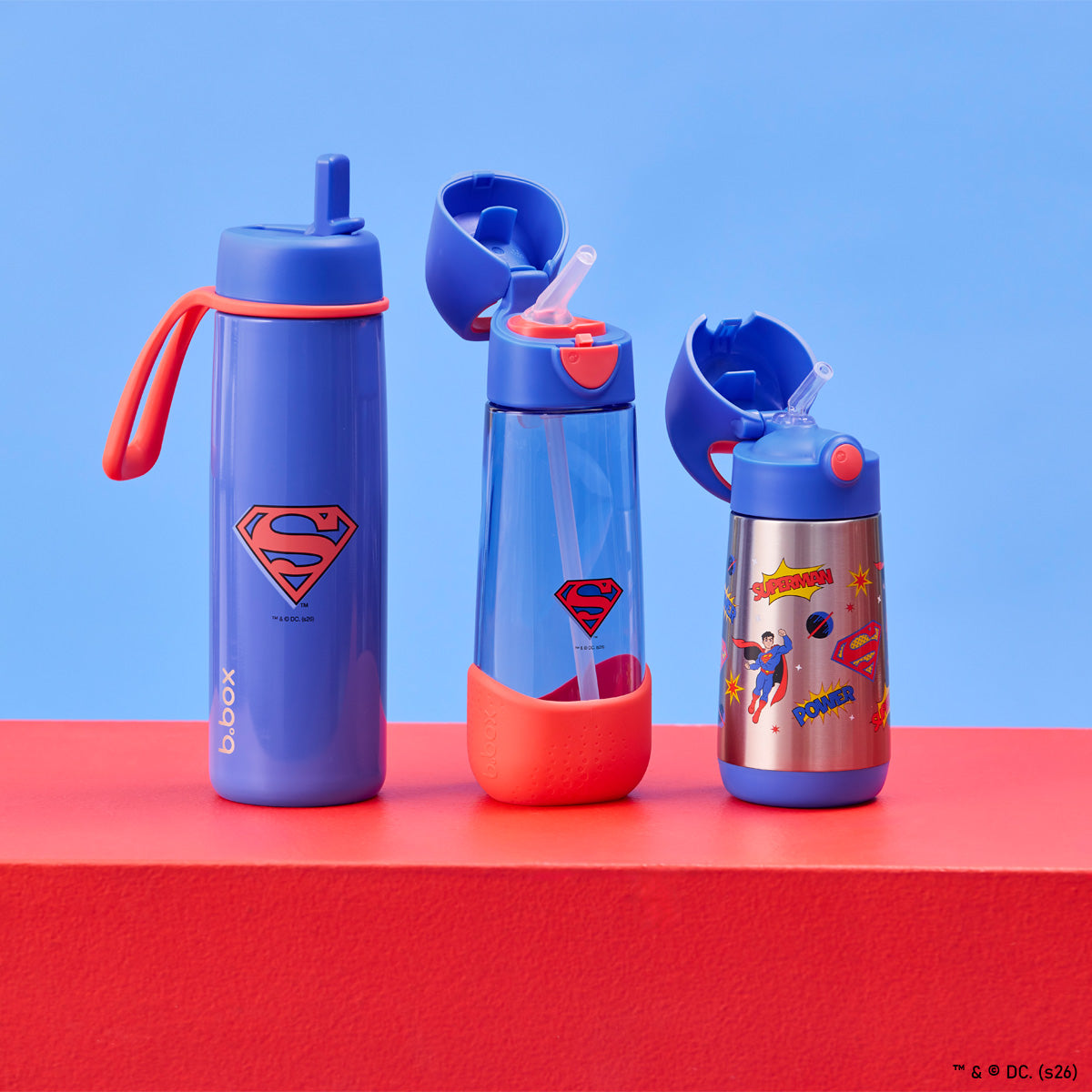 b-box-tritan-trinkflasche-600-ml-superman-auslaufsicher image 8