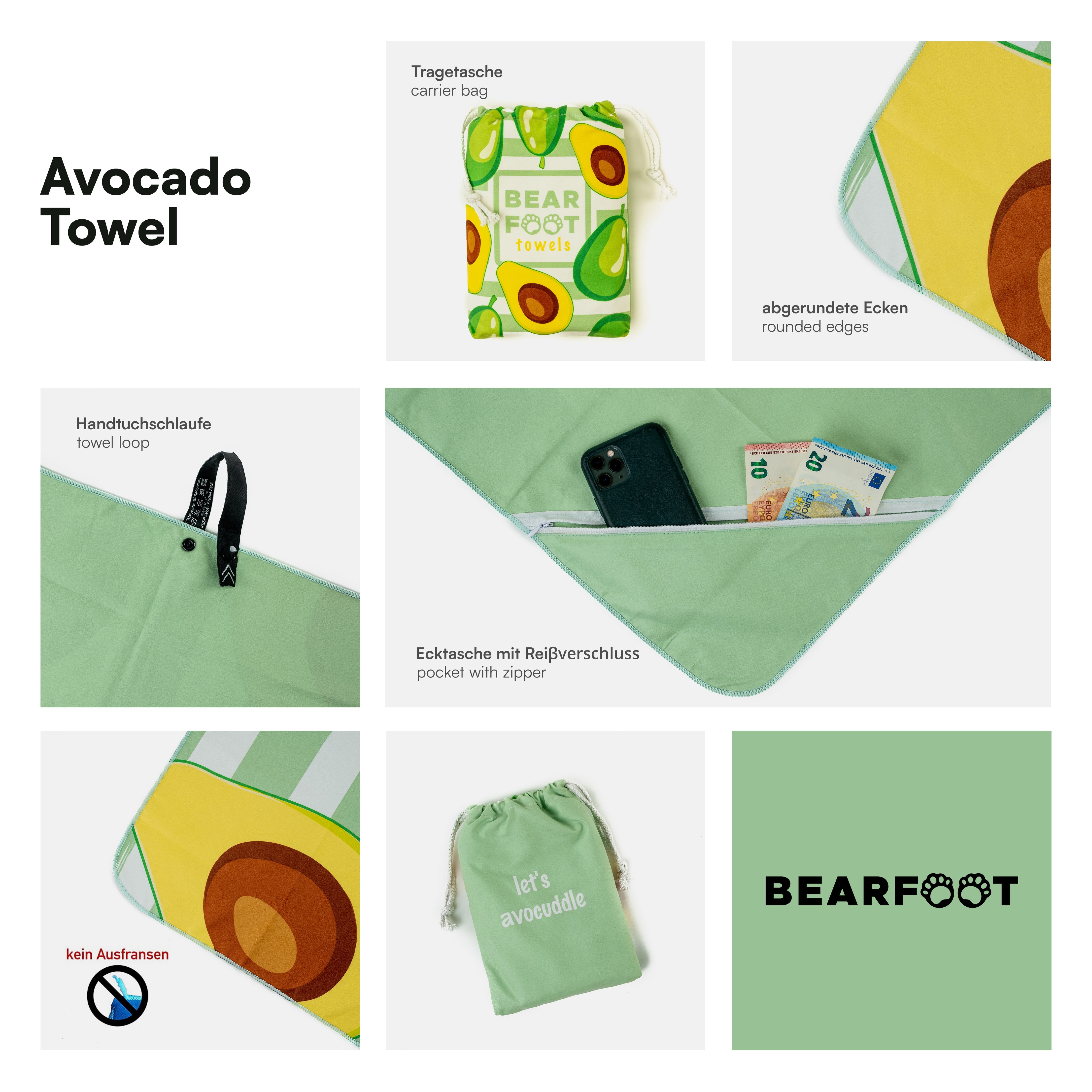 bearfoot-strandt-cher-mikrofaser-strandhandtuch-avocado-160x80cm image 2
