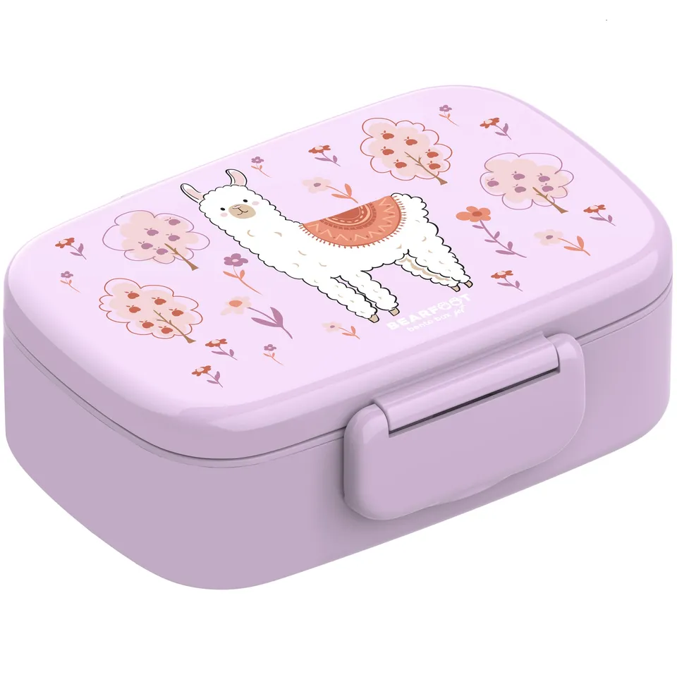 bearfoot-brotdosen-lama-brotdose-kinder-bpa-frei-lila image 1