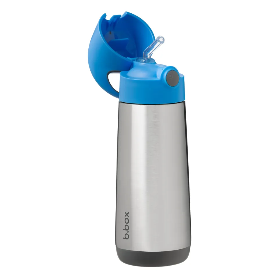 b-box-isolierflasche-500-ml-blue-slate-kinder-trinkflasche image 1