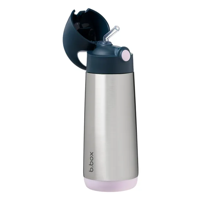 b-box-insulated-trinkflasche-500-ml-indigo-rose-edelstahl image 1
